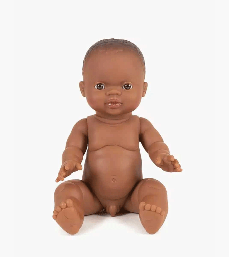 Minikane Zach 34cm Realistic Baby Boy Doll for Kids - Perfect for Role Play, Gift Giving & Collecting