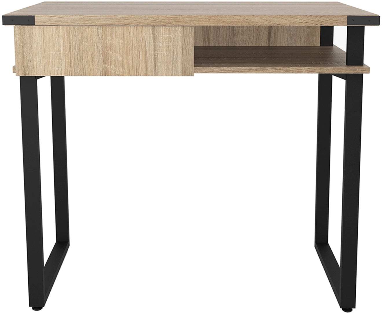 Safco Mirella SOHO Desk with Drawer - Modern Home Office Desk with Storage for Small Spaces, Perfect for Remote Work & Study (Model 5512)