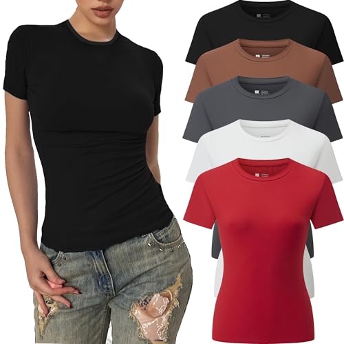 5 Piece：black/White/Coffee/Red/Gray