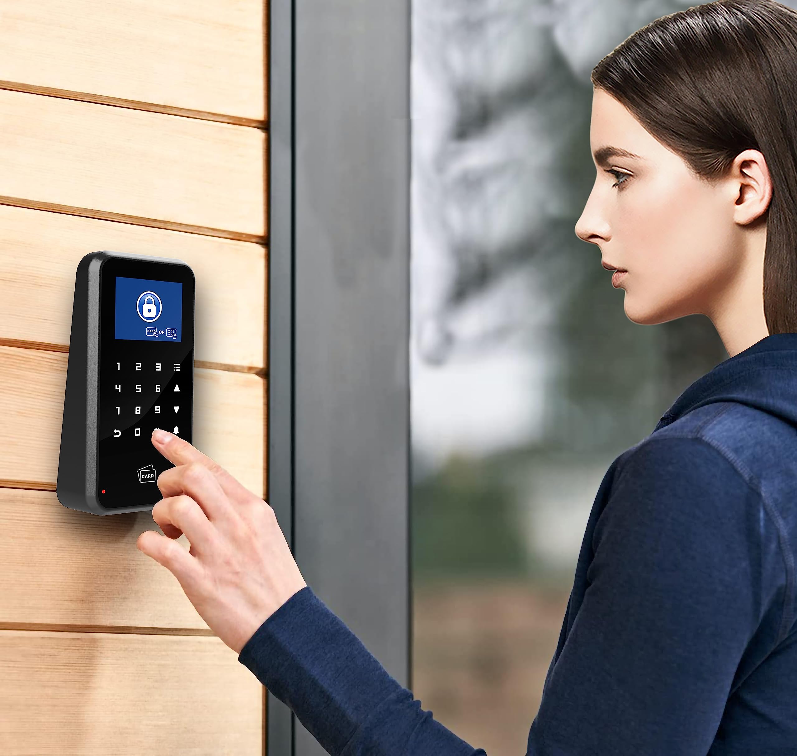 UHPPOTE 125KHz EMID RFID Card Single-Door Access Control Kit - Complete Security System for Offices, Homes & Gated Communities