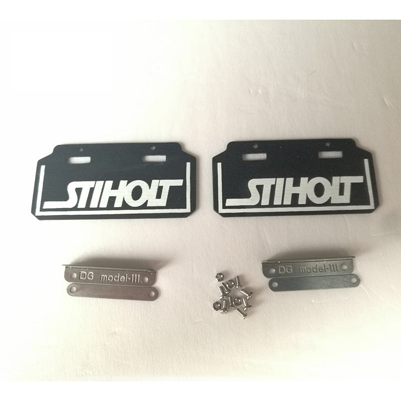 Degree Rubber Front Mudguard for LESU TAMIYA 1/14 RC Tractor Truck | Radio Control Lorry Vehicles V8 Car DIY Replacement Parts | Off-Road Racing & Crawling Protection Accessory