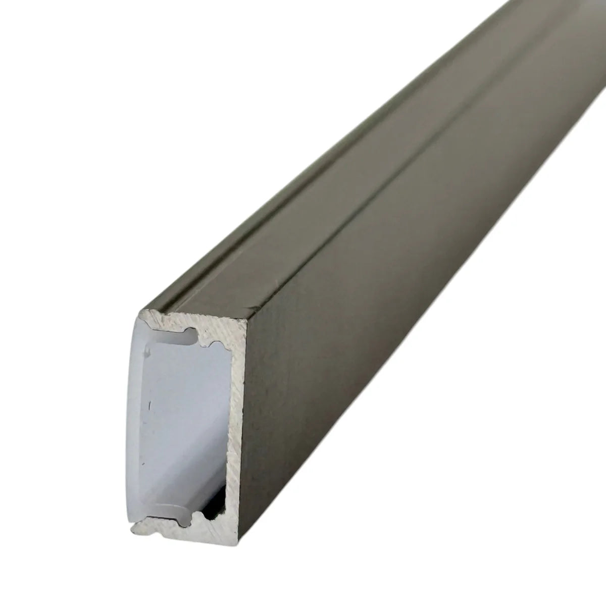 8 ft Aluminum LED Strip Light Channel - 10 Pack BN252 Rectangular Surface Mount for 0.43