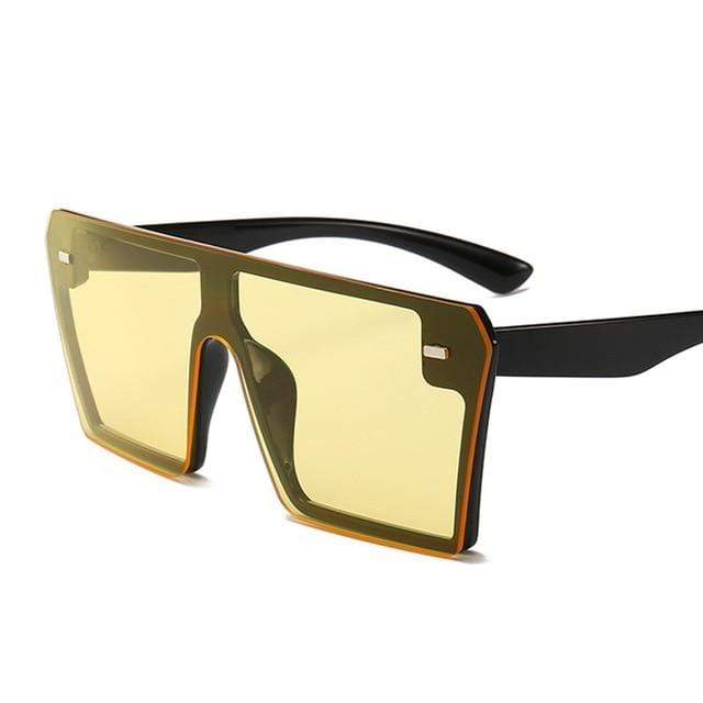 Oversized Square Sunglasses for Women - UV400 Protection & Mirror Lens - Stylish & Trendy for Beach, Driving, and Outdoor Activities