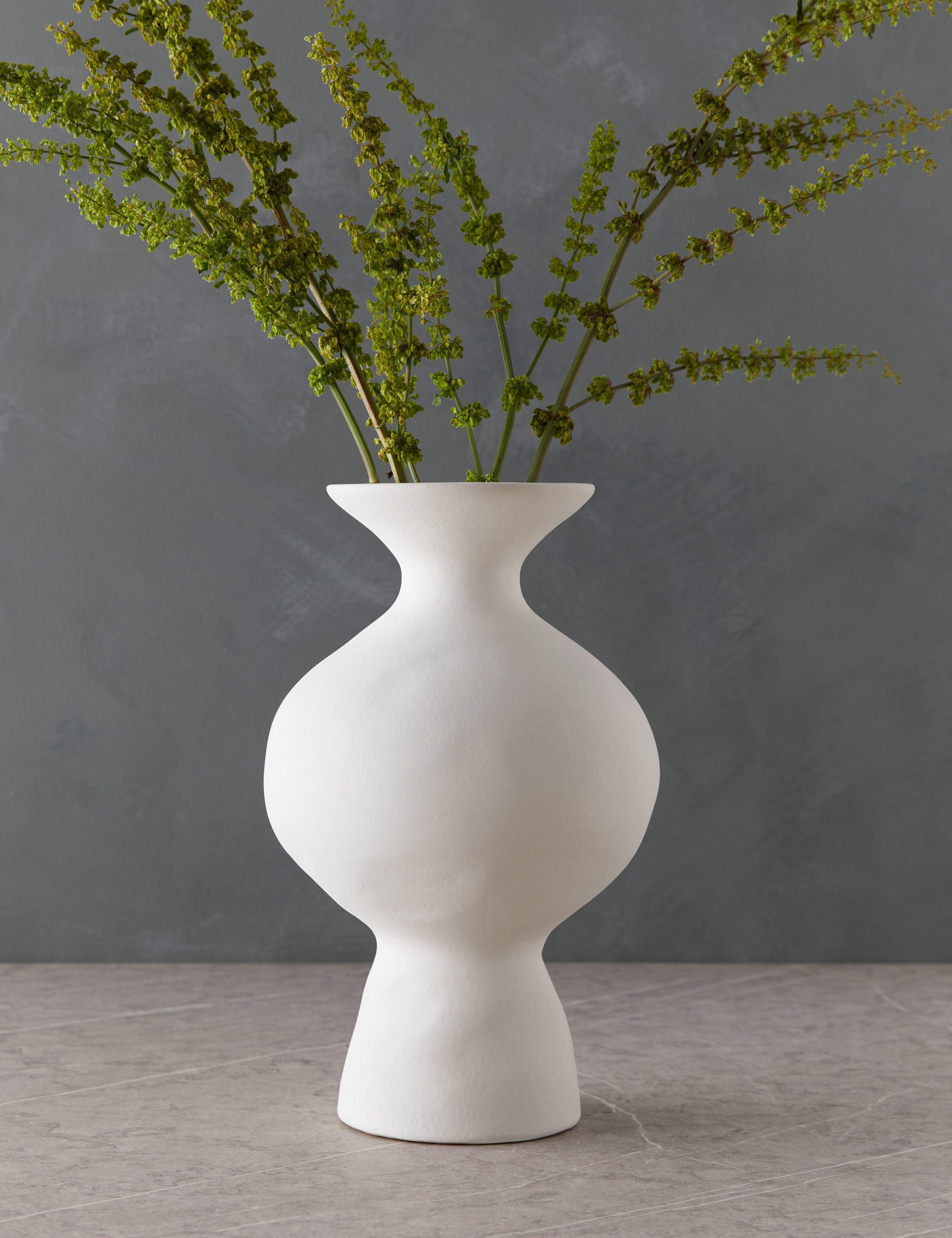 Calista Vase - Elegant Handcrafted Ceramic Flower Vase for Home Decor, Wedding Centerpieces & Tabletop Arrangements