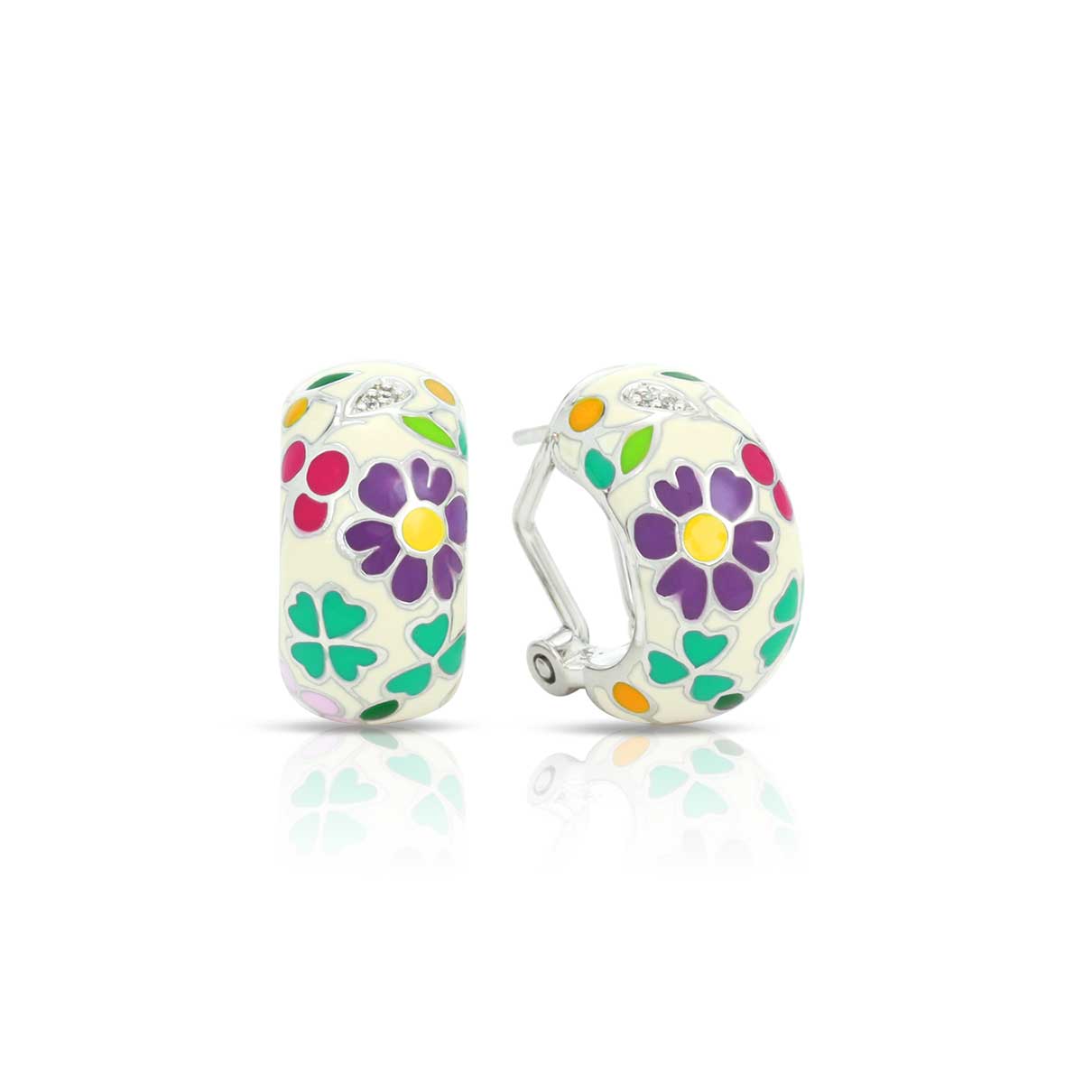 Flower Garden Earrings for Women - Dainty Floral Stud Earrings | Perfect Gift for Mother's Day, Wedding, Party & Everyday Wear