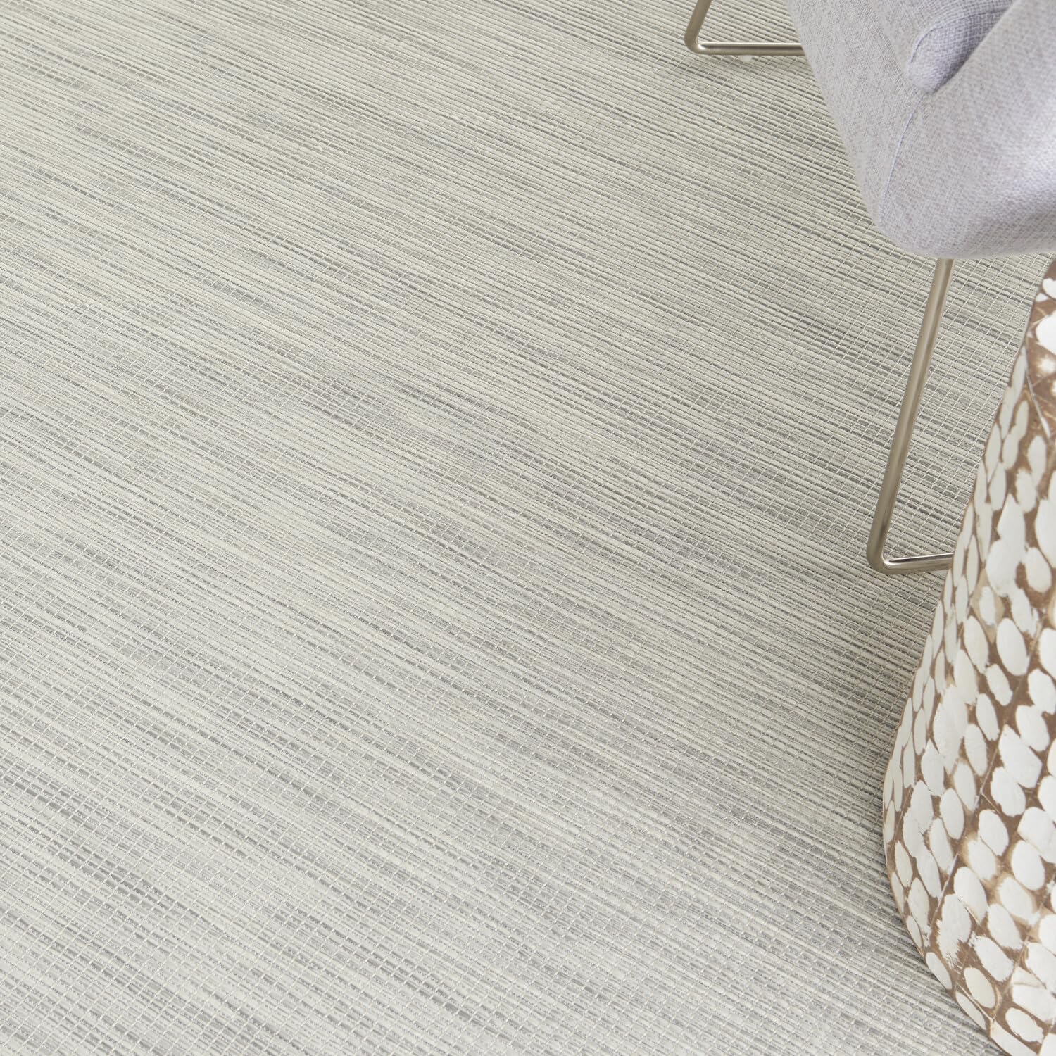 Nourison Positano 10' x 14' Indoor/Outdoor Area Rug - Light Grey, Easy to Clean, Non-Shedding | Perfect for Bedroom, Living Room, Dining Room, Backyard, Deck & Patio | Durable & Stylish Home Decor