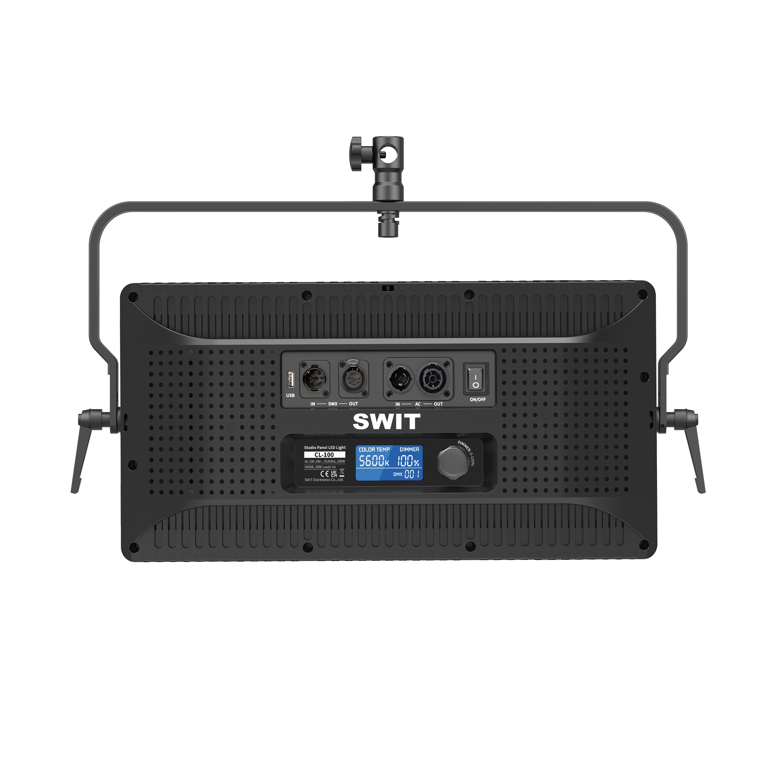SWIT CL 100 100W Daylight Studio SMD Panel LED Light - Professional Photography & Video Lighting for YouTube, TikTok, Streaming, and Indoor Filming