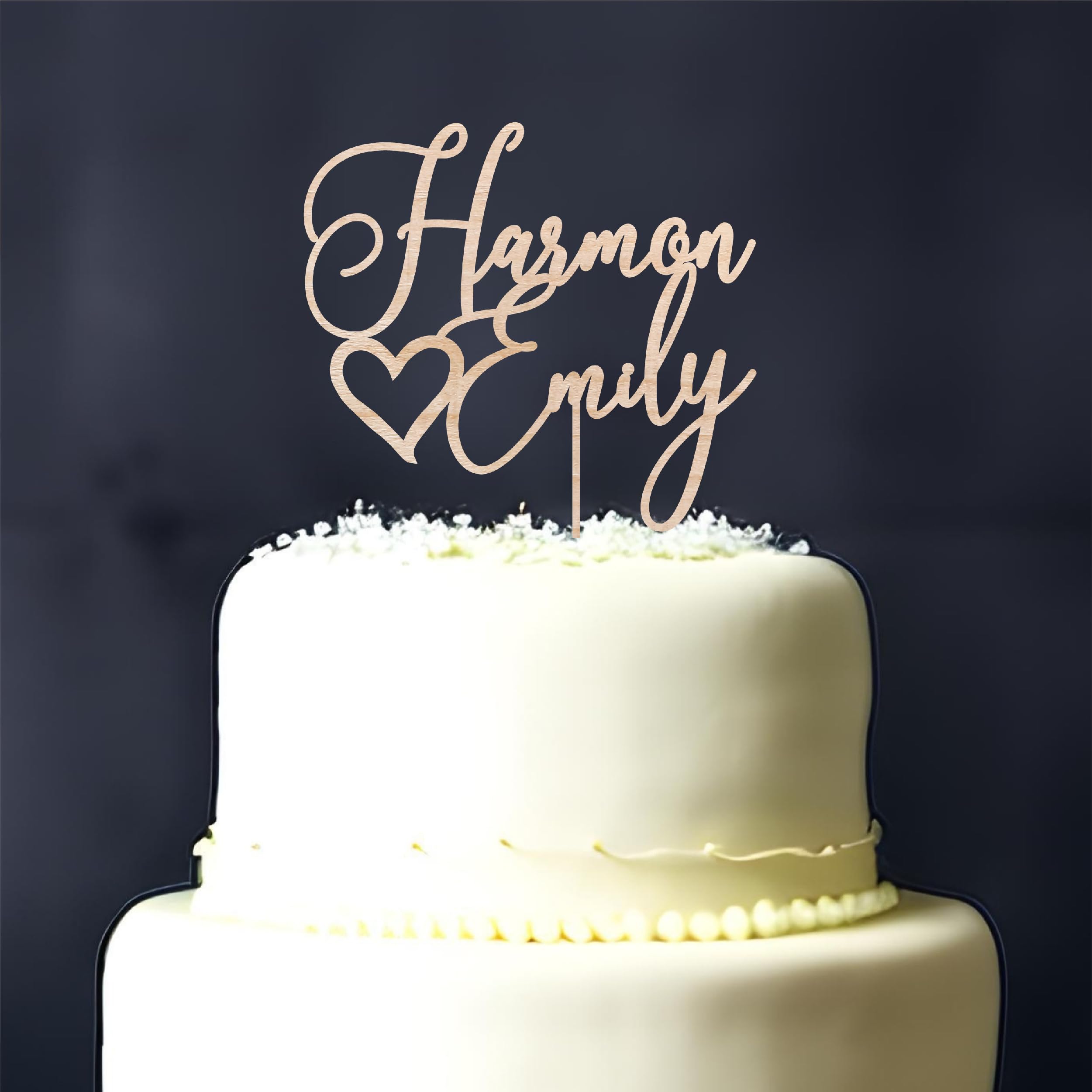Custom Mr & Mrs Wedding Cake Toppers - Personalized Bridal Shower Cake Decorations - Elegant Cake Topper for Wedding, Anniversary & Special Occasions