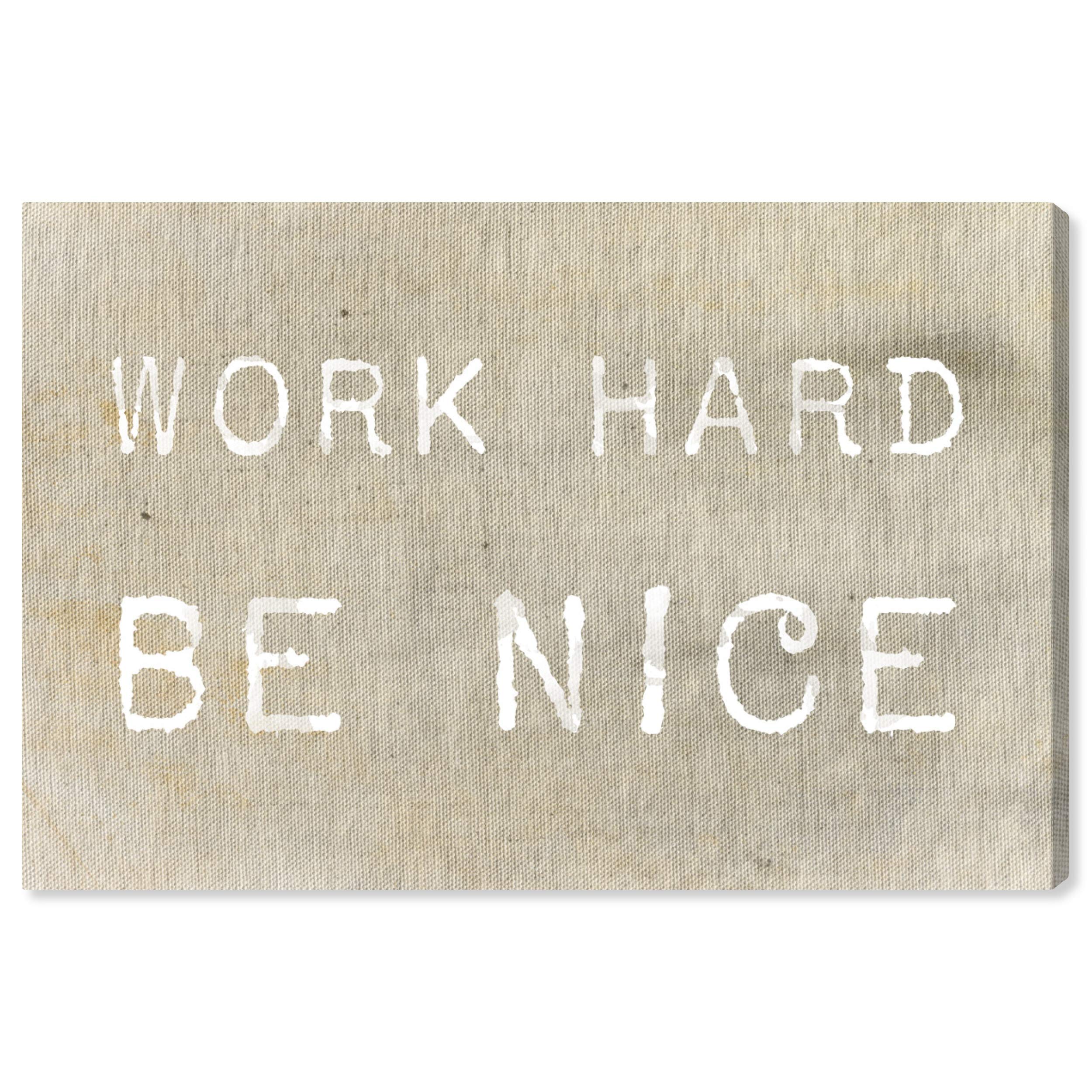 Be Nice