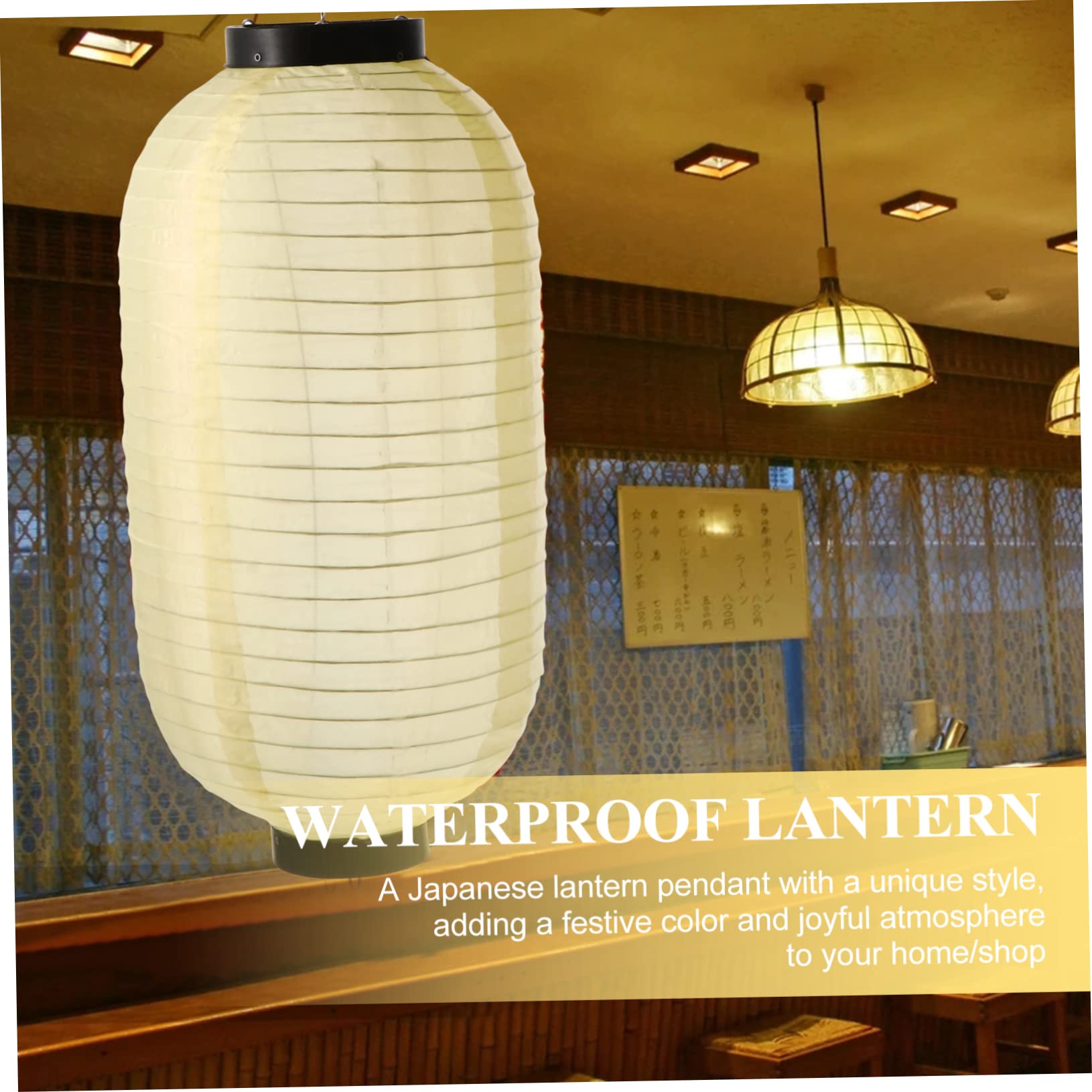 PRETYZOOM 2-Pack Japanese Silk Lanterns - Waterproof Foldable Paper Lantern Balls for Sashimi Bars, Wedding Decorations & Outdoor Parties | Elegant Asian-Inspired Lighting for Home, Garden and Events