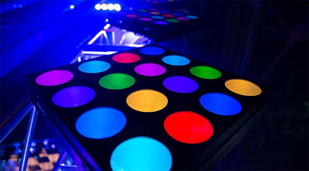 Chauvet Professional NEXUS 4x4 LED Wash Panel Light - 4 Pack Set for Stage Lighting, DJ Shows, and Event Productions