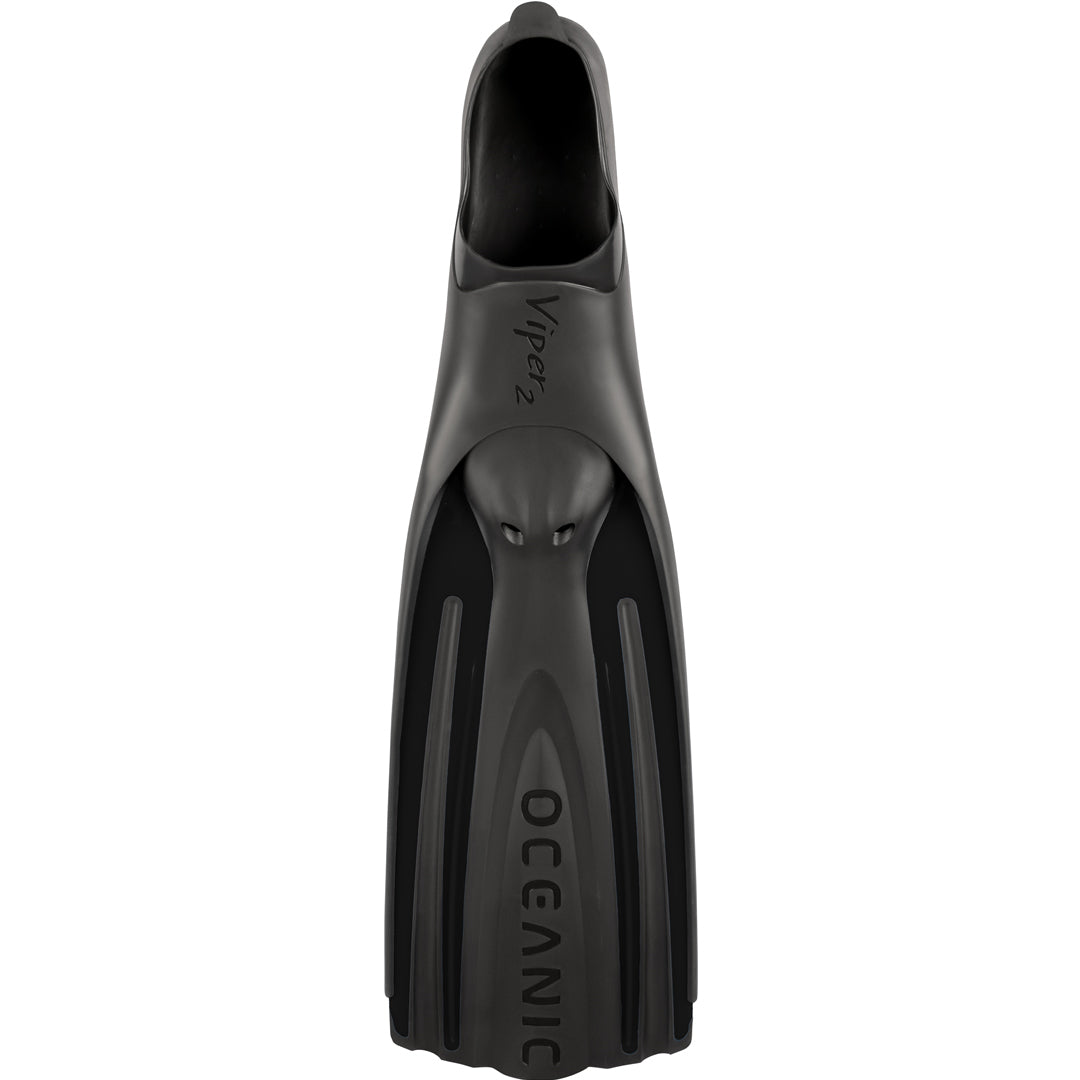 Viper 2 Full Foot Scuba Diving Fins - Lightweight & Comfortable for Snorkeling, Swimming & Underwater Photography