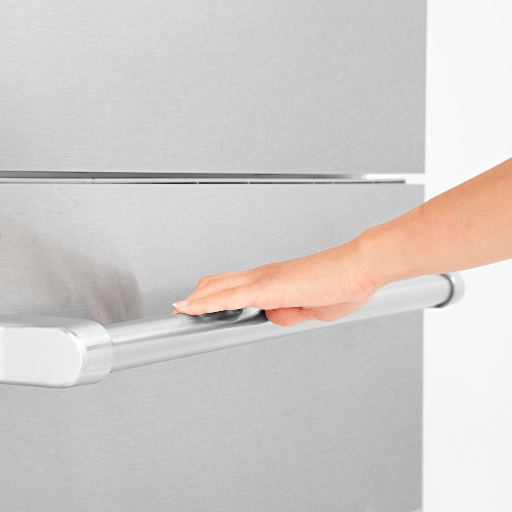 ZLINE 30 Inch 16.1 Cu Ft Built-In Bottom Freezer Refrigerator with Water Dispenser & Ice Maker - Satin Stainless Steel (RBIV SN 30) - Perfect for Modern Kitchens & Open Concept Homes