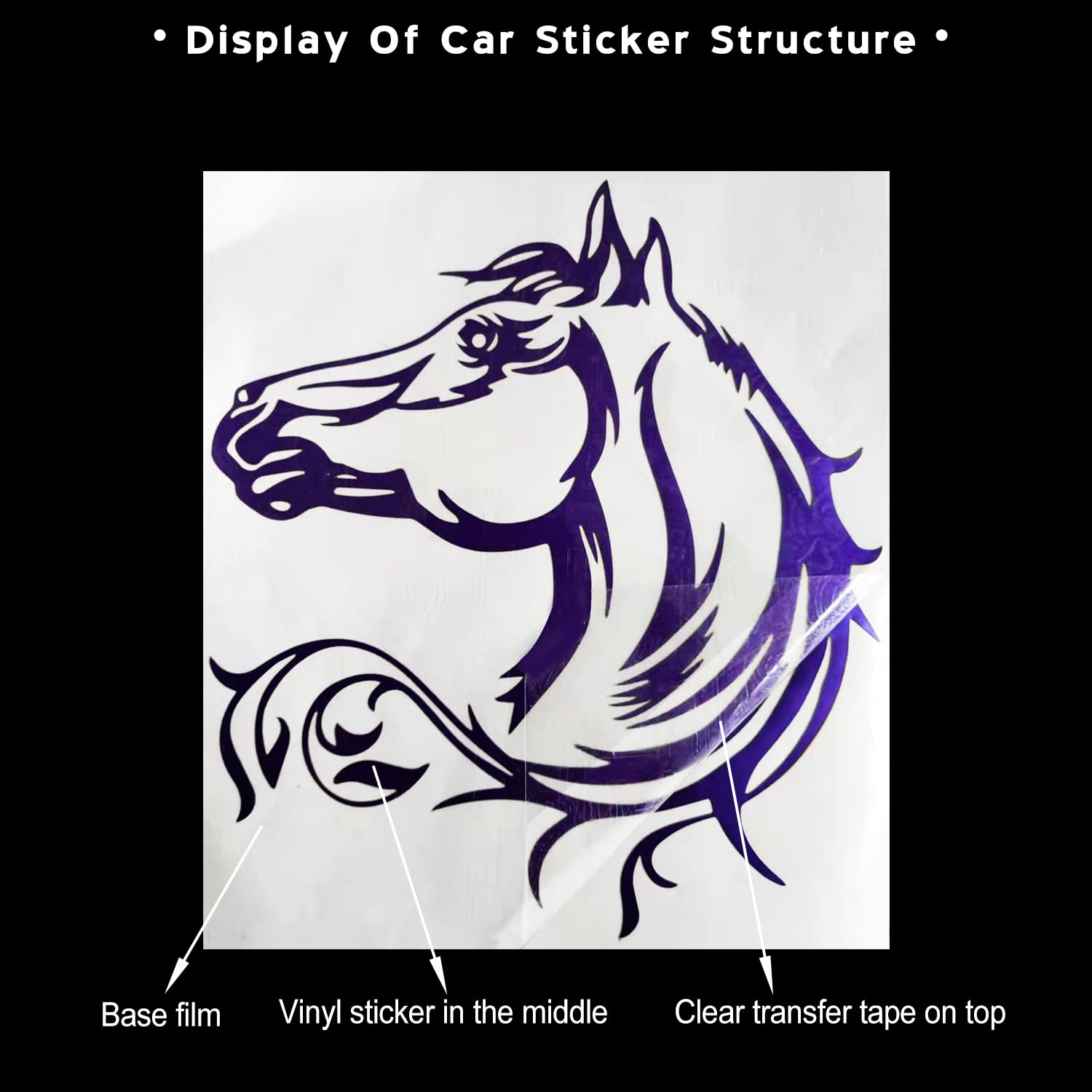 Funny Moving Tail Cat Wiper Decals for Cars - Vinyl Windshield Wiper Stickers for Auto, Truck & SUV (Bright Rose Gold) - Cute Car Accessories for Pet Lovers & Humor Enthusiasts