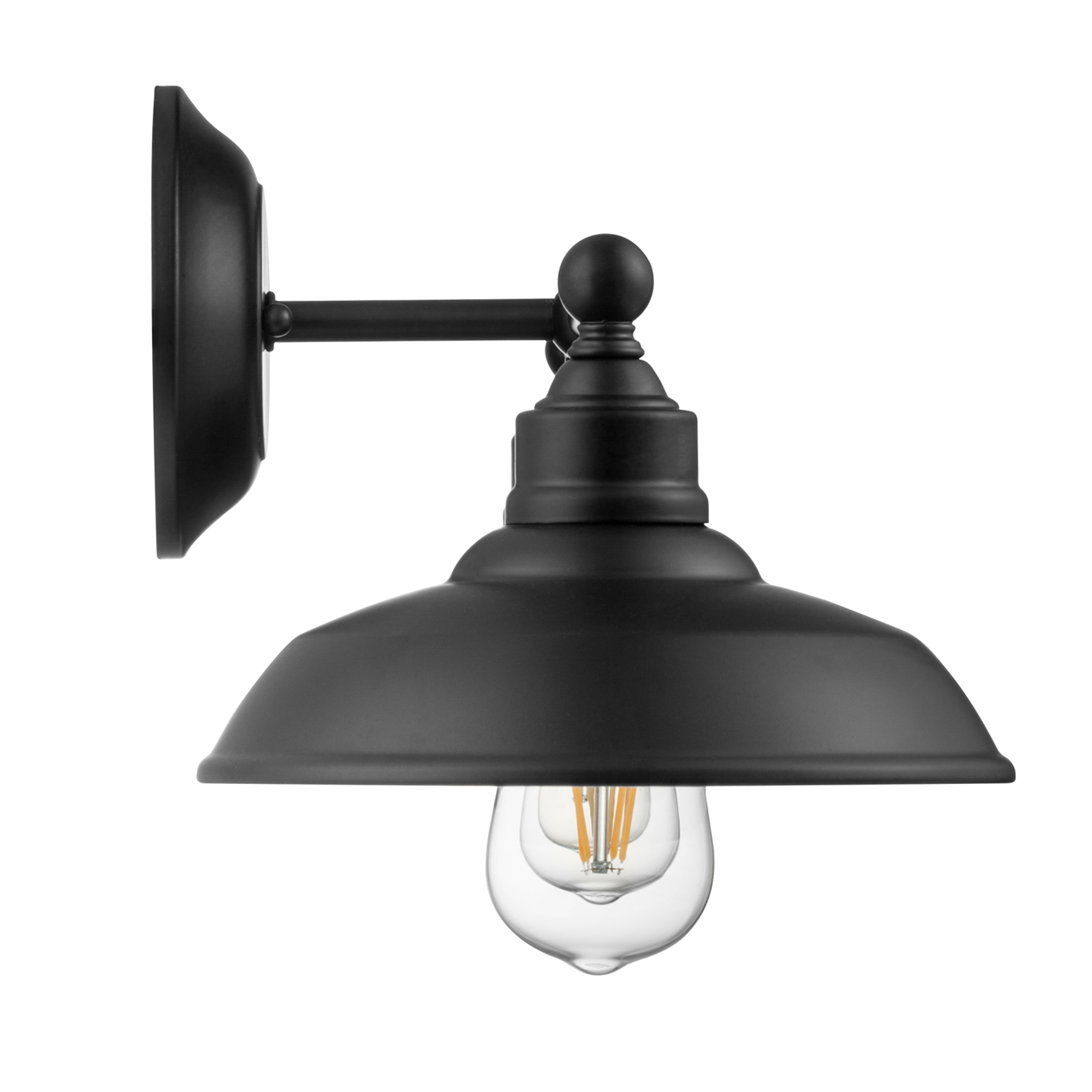 Lyndan 3-Light Vanity Light Fixture in Matte Black - Perfect for Bathroom, Bedroom, and Dressing Room Lighting