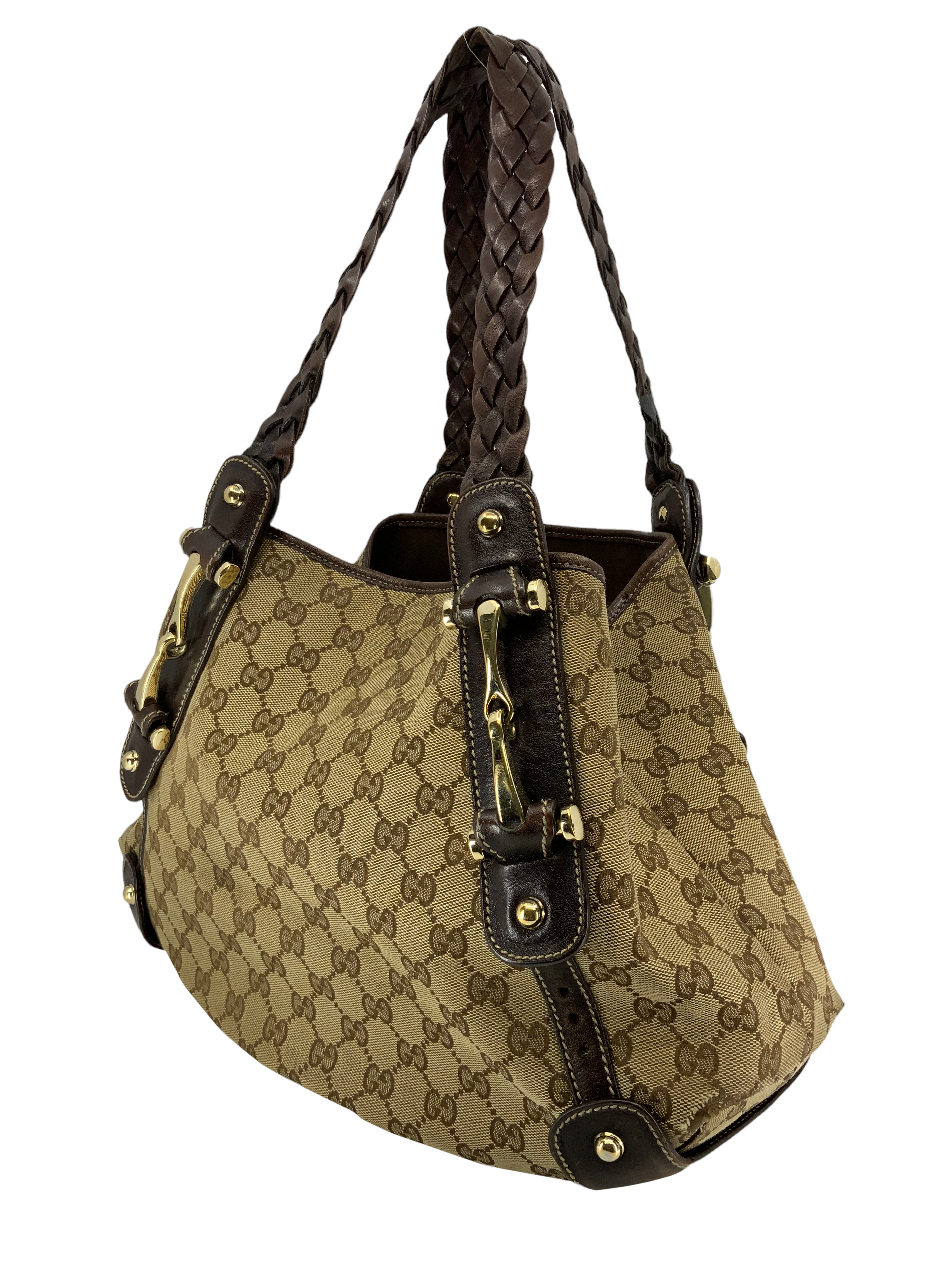 GUCCI Monogram Canvas Pelham Hobo Bag - Luxury Designer Shoulder Bag for Women | Perfect for Work, Travel & Everyday Use