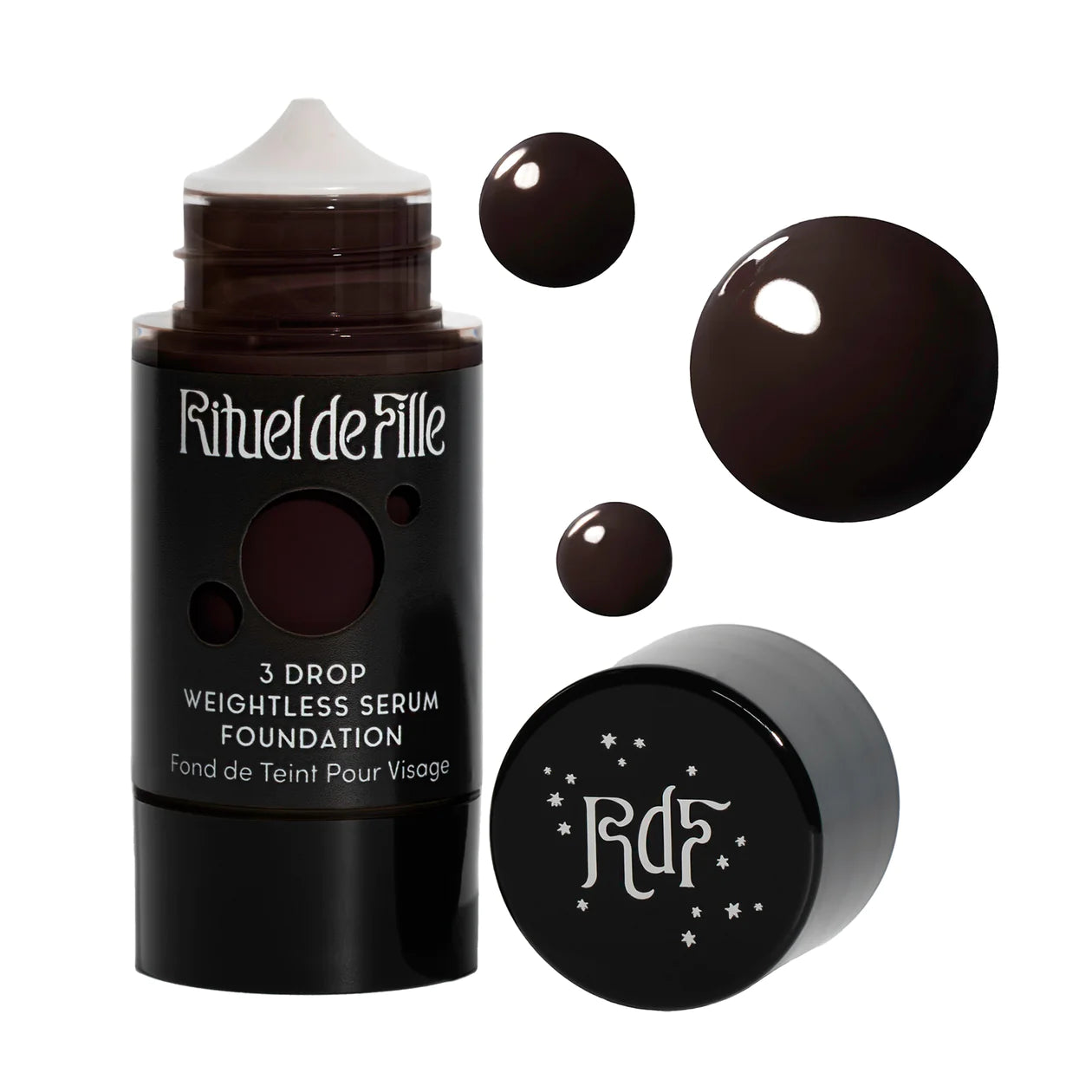 Rituel De Fille 3 Drop Weightless Serum Foundation - Lightweight Liquid Makeup with Buildable Coverage for Flawless Skin | Perfect for Daily Wear & Special Occasions