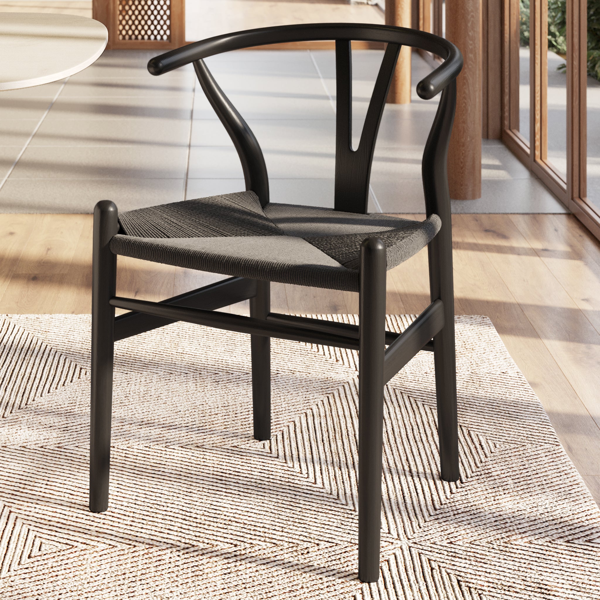 Premium Woven Chair - Comfortable & Stylish Home & Office Seating for Living Room, Patio, or Workspace