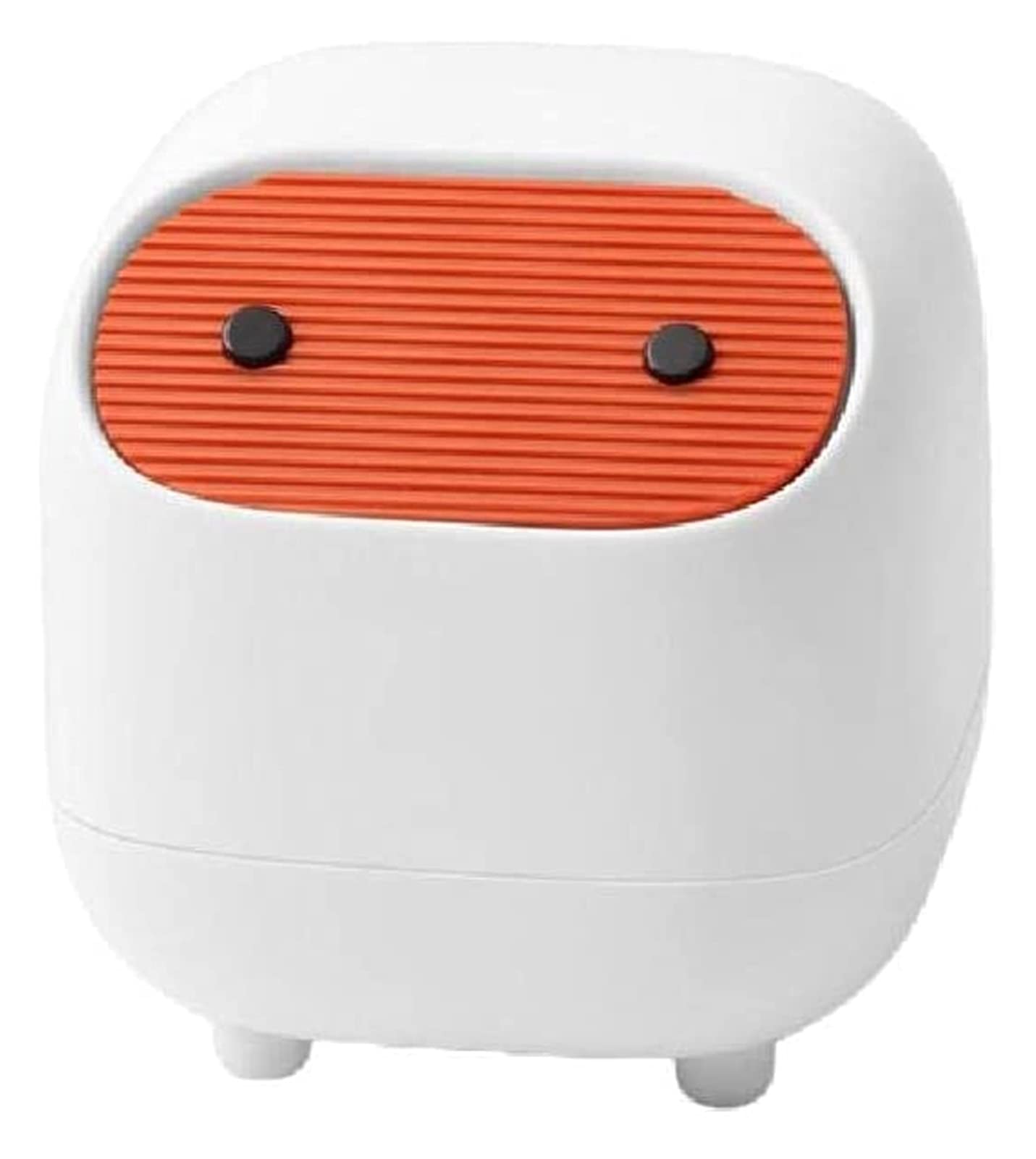 Mini Cute Desktop Trash Can with Lid - Press-Type Detachable Cover Plastic Waste Bin, Office Study Kitchen Garbage Organizer | Perfect for Desk Storage, Home, Office & Dorm Room Use