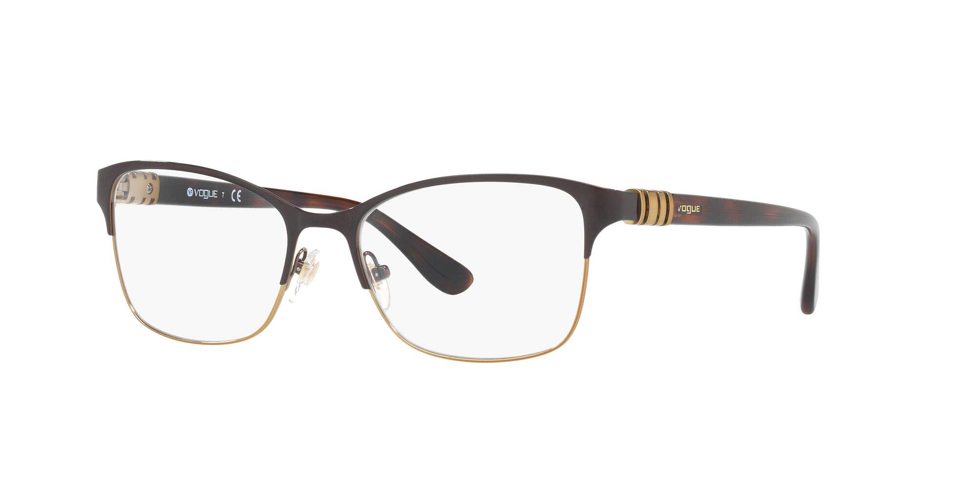 Vogue Eyewear Vo4050 Women's Rectangular Prescription Eyeglass Frames - Stylish & Lightweight for Work, Reading & Everyday Wear