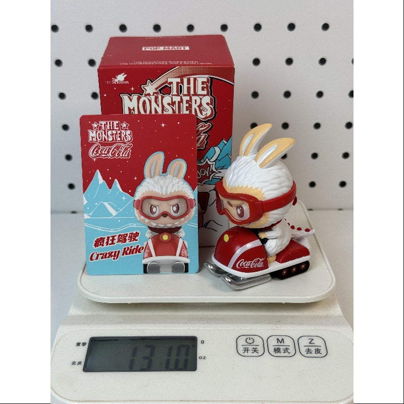 Labubu The Monsters Coca Cola Series Crazy Ride Blind Box Figure - Collectible Vinyl Toy for Pop Art Enthusiasts | Perfect for Display, Gifts, and Coca-Cola Memorabilia Collections