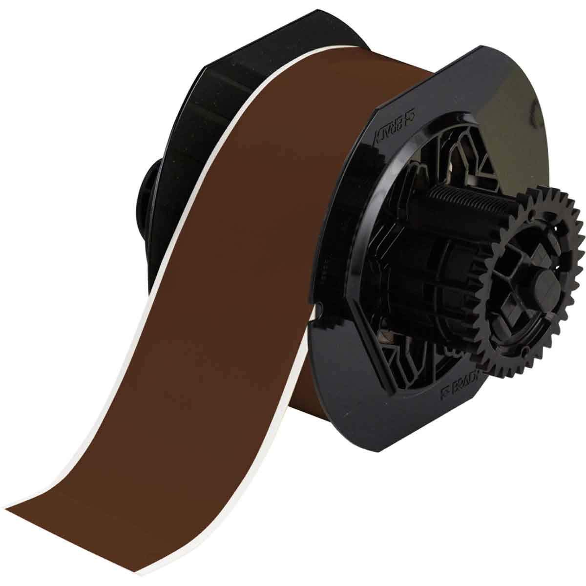 Brady B30C-2250-595-BR 100-Foot x 2.25-Inch Brown Vinyl Tape - Indoor/Outdoor Floor Marking, Hazard Warning & Safety Labeling for Warehouses, Factories & Construction Sites