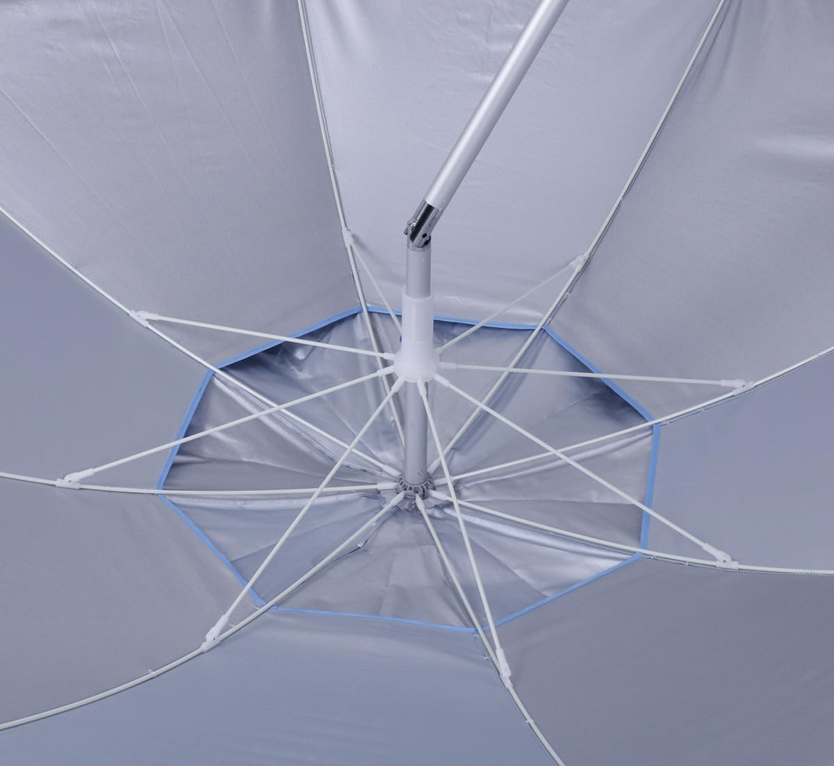 Tommy Bahama 7 ft Fiberglass Beach Umbrella with Sand Anchor - UV Protection, Wind Resistant for Outdoor Use at Beach, Pool, and Backyard