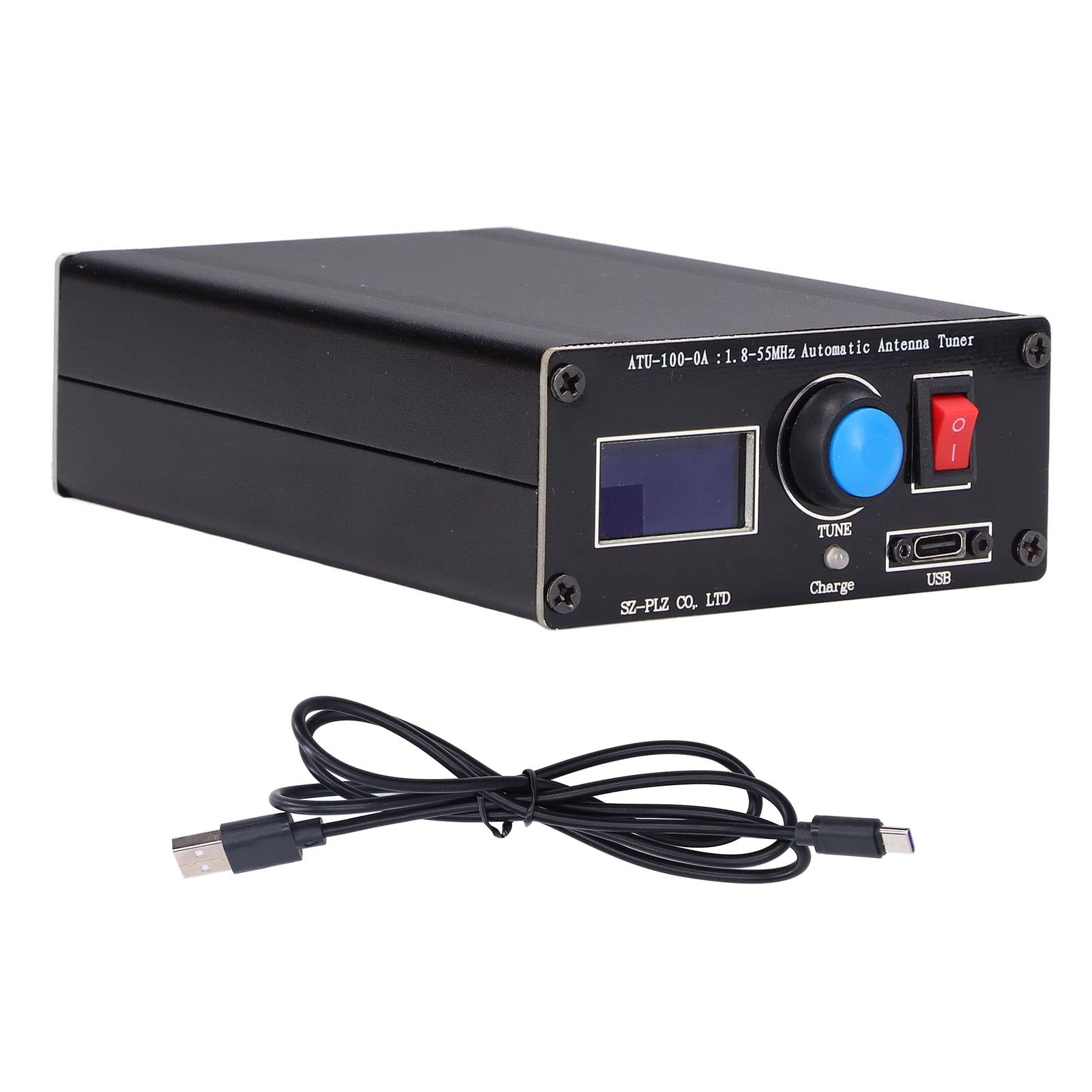 ATU-100 Mini Automatic Antenna Tuner 1.8-55MHz with 0.96