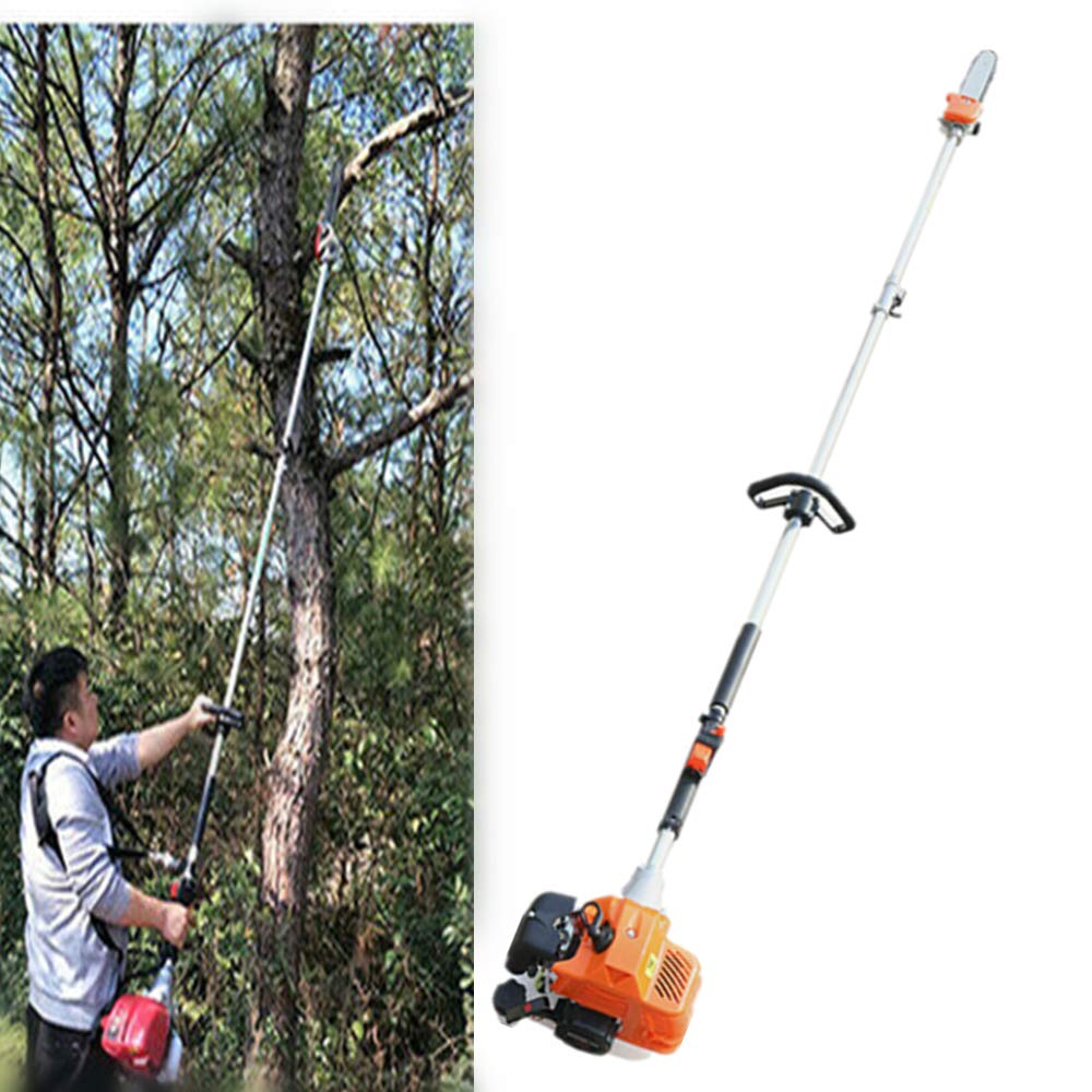 52CC Gas Pole Saw - 2-Stroke Chainsaw for Tree Trimming & Pruning - Long Reach & Powerful - Perfect for Garden & Landscaping