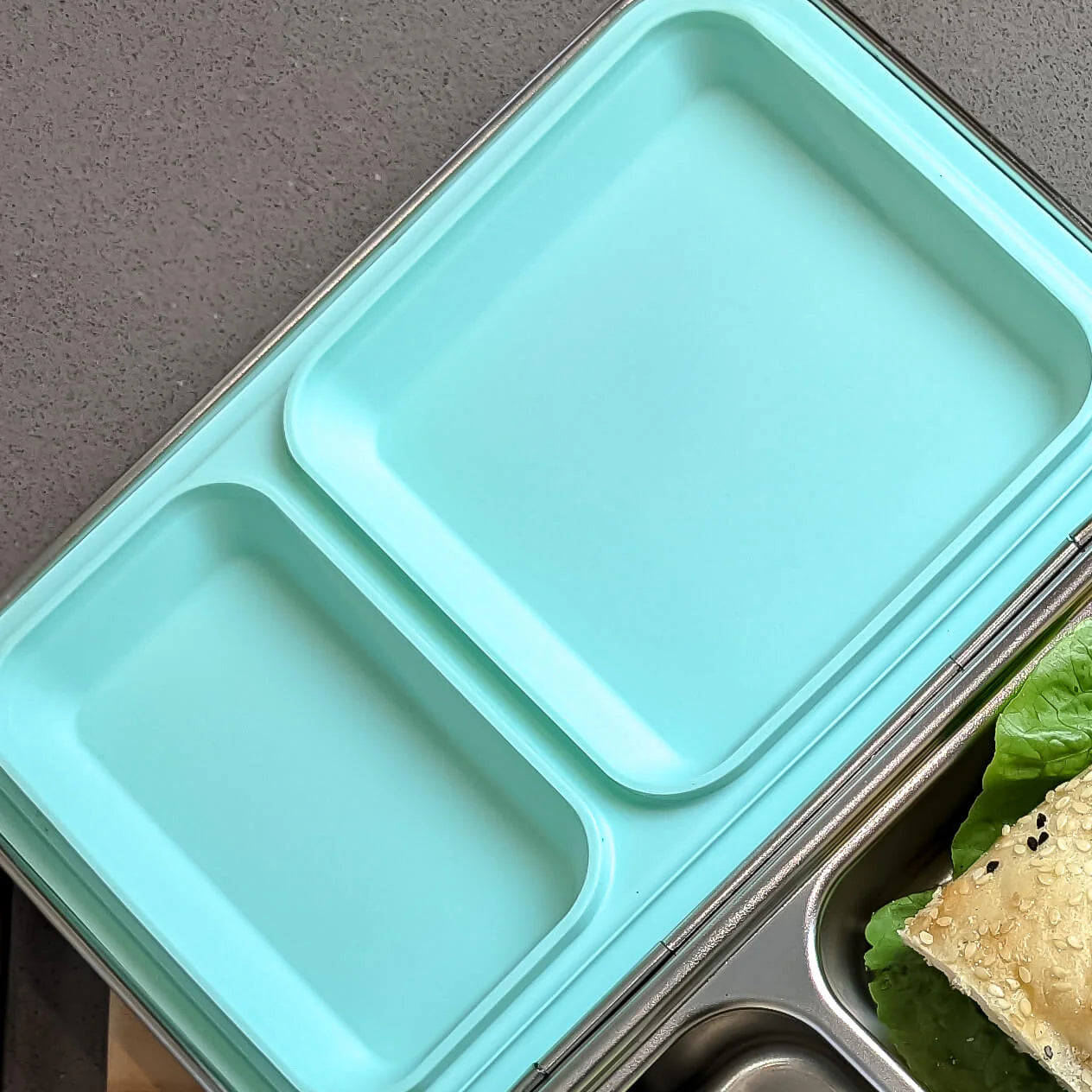 EcoCocoon Bento Lunch Box Replacement Seal - 2 Compartment Leak-Proof Silicone Gasket for Food Storage | Perfect for Office, School & Picnic Lunch Containers