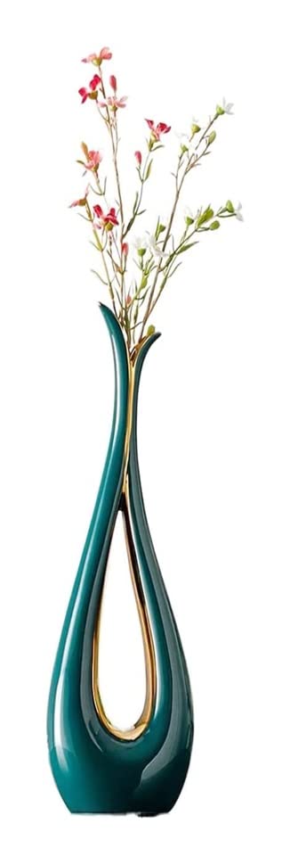 Elegant White Ceramic Vase - 1.9 Inch Modern Home Decor Flower Vase for Centerpieces, Living Room, Dining Table & Wedding Decorations