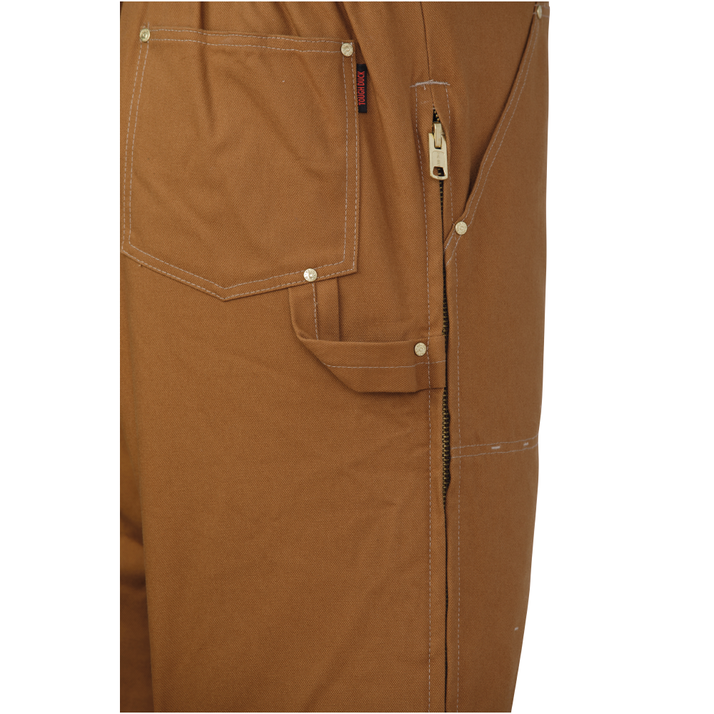 Tough Duck Insulated Duck Coverall WC01 - Heavy Duty Winter Work Coveralls for Men, Waterproof & Windproof, Warm Insulated Overalls for Outdoor Jobs, Hunting, Construction, and Farming