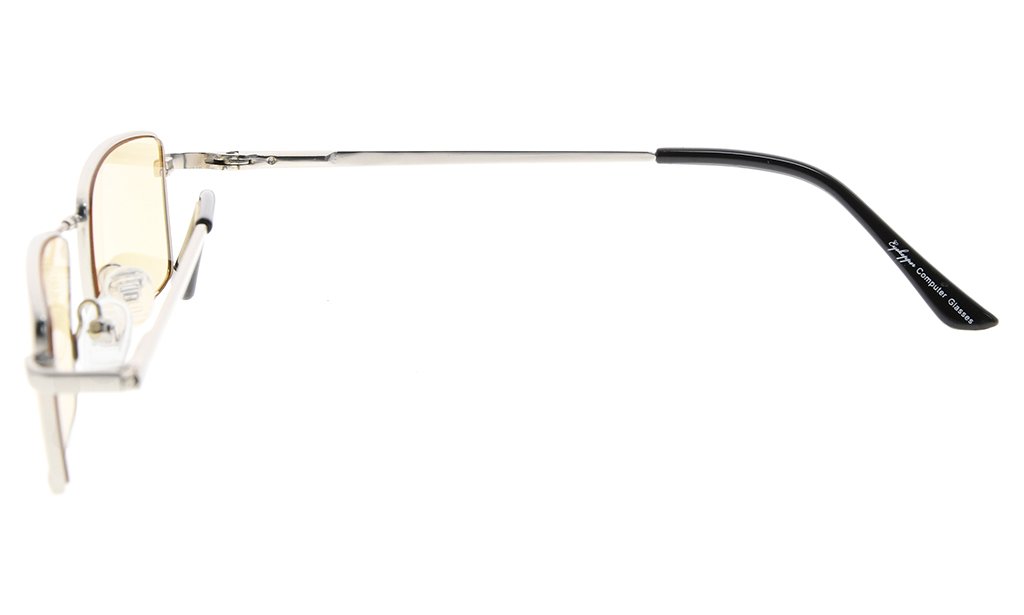 Blue Light Blocking Reading Glasses for Women & Men - Anti Eyestrain Computer Glasses with Bendable Bridge - Perfect for Office Work, Gaming & Digital Screen Use