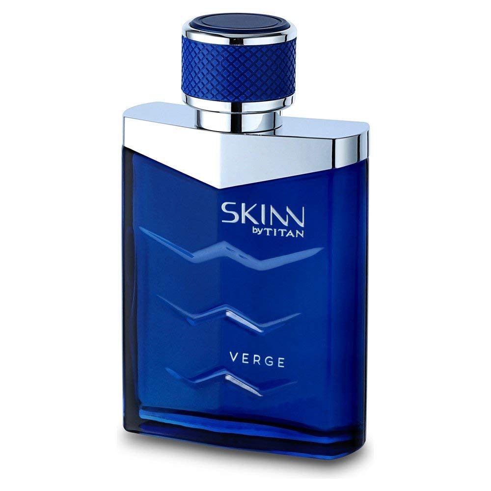 Sk'innByTitan Verge Long Lasting Eau De Parfum for Men - 100ml (3.38 FL Oz) | Premium Luxury Cologne | Day & Night Fragrance | Perfect for Work, Date & Special Occasions