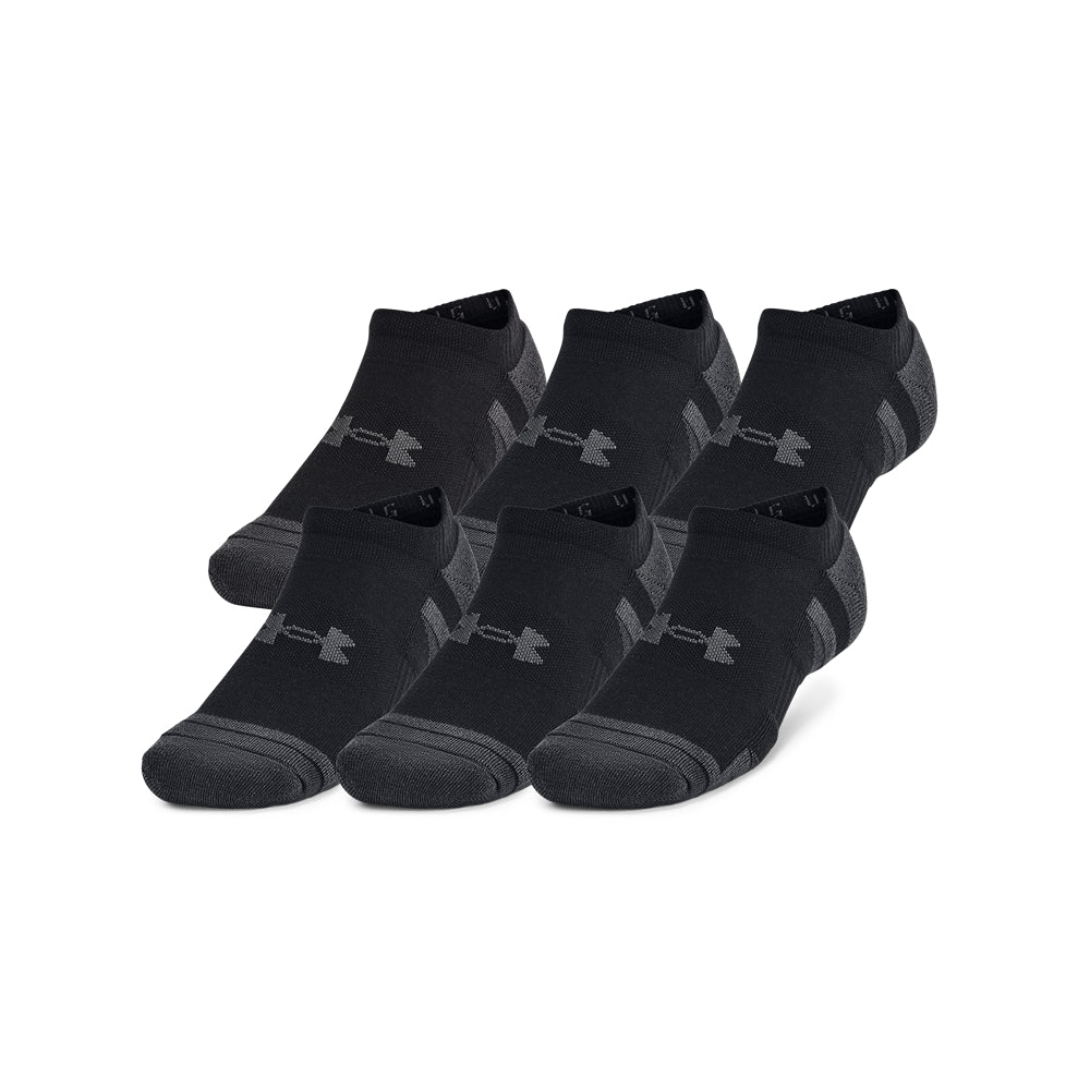Under Armour Performance Tech No Show Socks 6-Pack for Men & Women - Breathable Athletic Socks for Running, Gym Workouts & Everyday Comfort