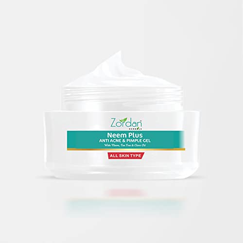 Altos Ayurveda Zordan Herbals Neem Plus Anti Acne & Pimple Gel - Natural Ayurvedic Treatment for Clear Skin | Perfect for Teenage & Adult Acne Care