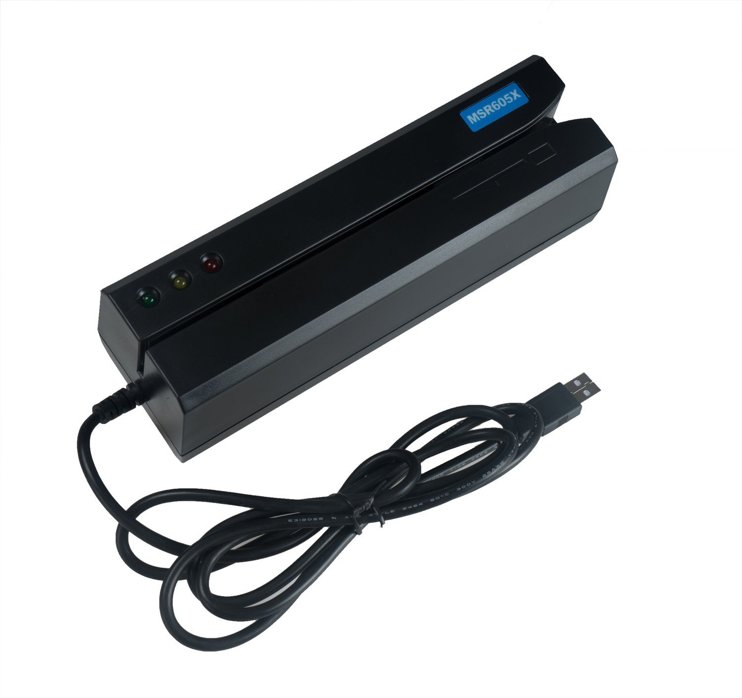 Deftun Magnetic Card Reader Writer - Compatible with MSR605X for Windows & Mac OS - Ideal for ID Card Encoding, Credit Card Swiping, and Hotel Key Programming