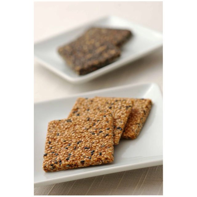 Premium Cinnamon Sesame Cookies - 6 Pieces (Pack of 3) - Authentic Japanese Manten Goma Sablé Biscuits - Perfect for Tea Time, Gifts & Snacking