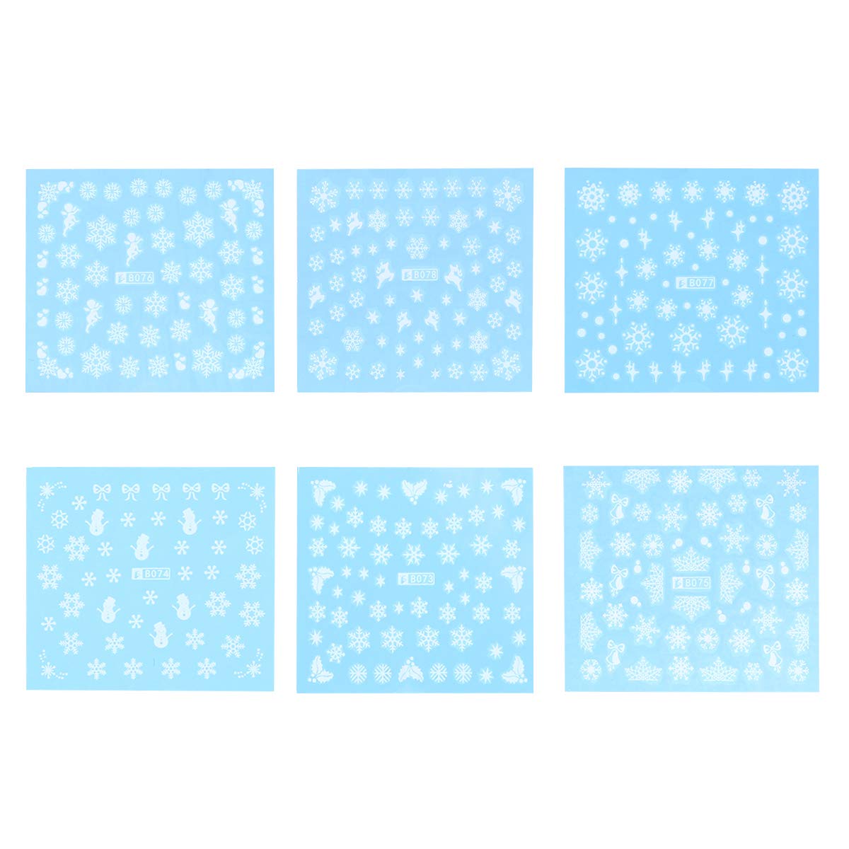 30pcs Winter Gel Nail Stickers - Self-Adhesive Nail Decals for Women & Kids, Christmas Holiday Manicure Decorations, DIY Nail Art Designs for Parties, Gifts & Festive Celebrations