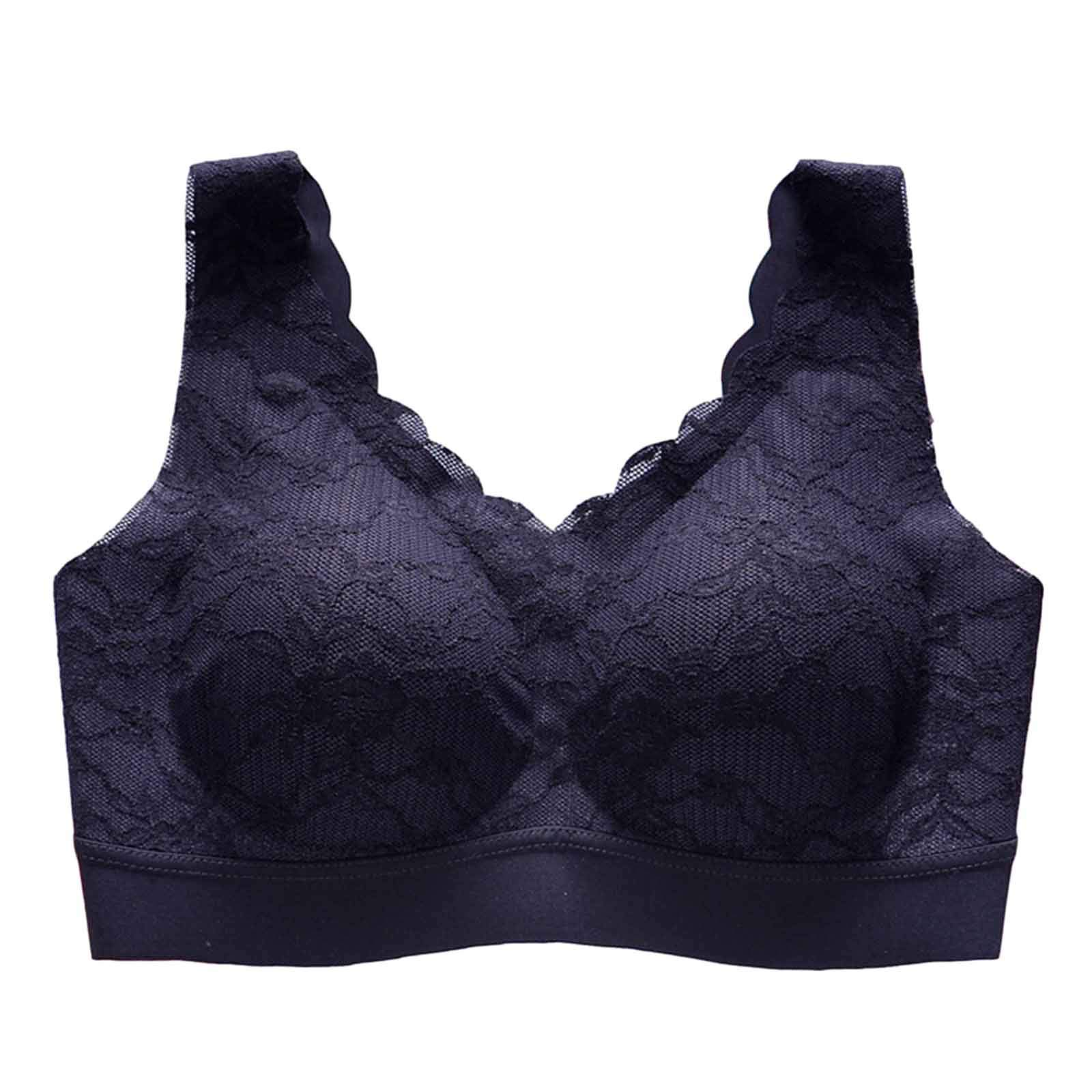 Seamless Lace Latex Sports Bra for Women - Comfortable & Breathable Workout Top - Perfect for Yoga, Gym, Running and Fitness Training