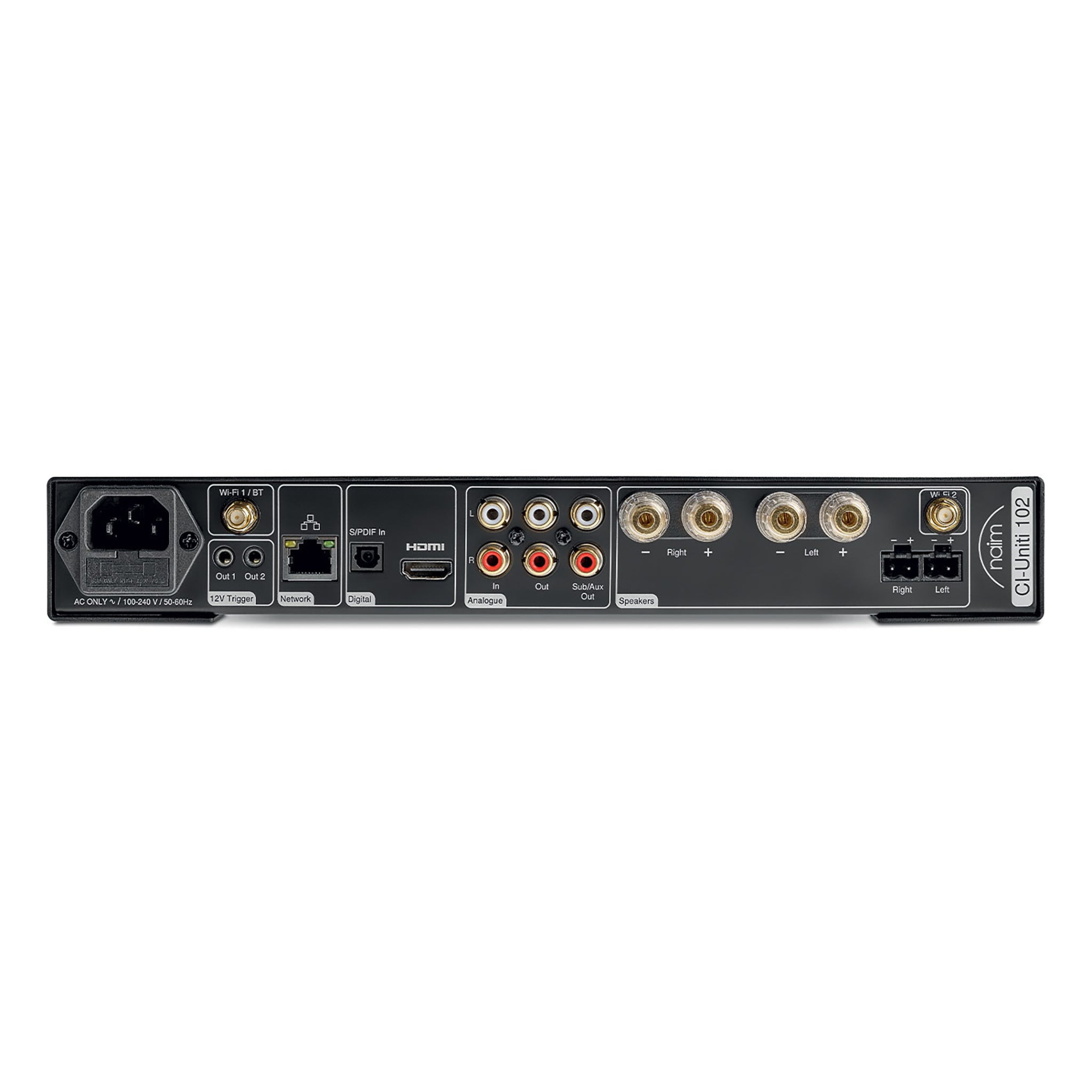 Naim Audio CI UNITI 102 2 Channel Power Amplifier - High-End Home Audio System for Stereo & Multi-Room Setup | Perfect for Audiophiles & Home Theater Enthusiasts