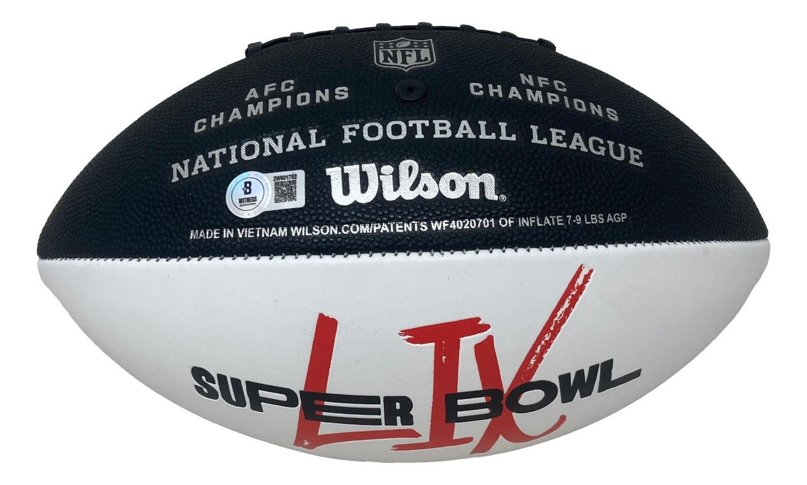 Jalen Carter Autographed Philadelphia Eagles Super Bowl LIX Logo Football - Official NFL Collectible for Fans, Memorabilia Display & Sports Gift