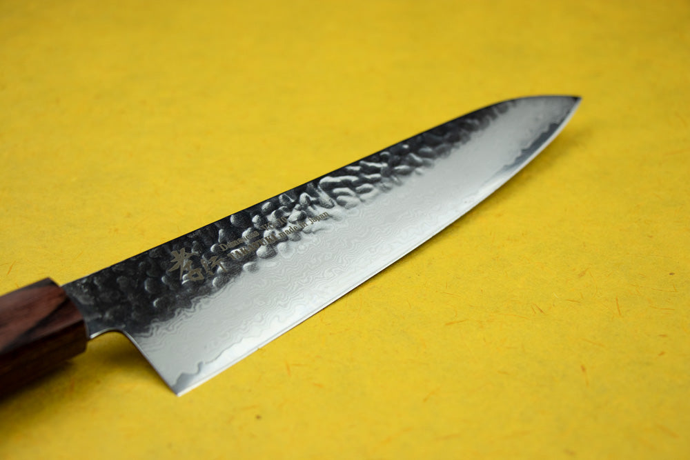 Premium Sakai Takayuki VG10 33-Layer Damascus Gyuto Chef Knife 210mm - Japanese High-Carbon Stainless Steel Kitchen Knife for Professional Chefs & Home Cooking, Perfect for Slicing, Dicing & Meat Cutting