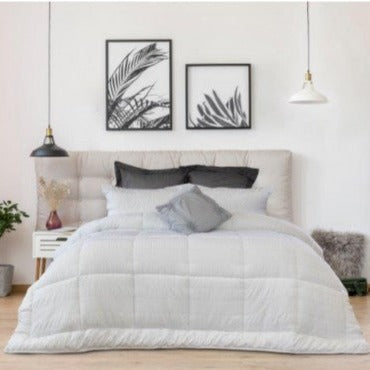 Ardor Ella White 3-Piece Comforter Set - Queen Size Bedding for Cozy Bedroom Decor | Perfect for Master Bedroom, Guest Room & Dorm