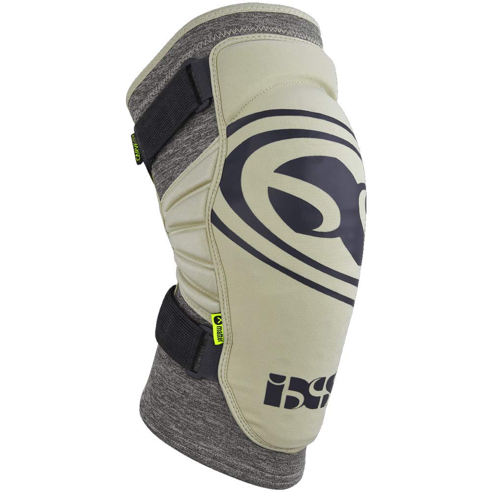 IXS Unisex EVO+ Breathable Moisture-Wicking Knee Pads (Camel, Large) - Knee Compression Sleeve Support for Men & Women, Padded Protective Knee Guards for Running, Cycling, Basketball, Workout & Sports Injury Prevention
