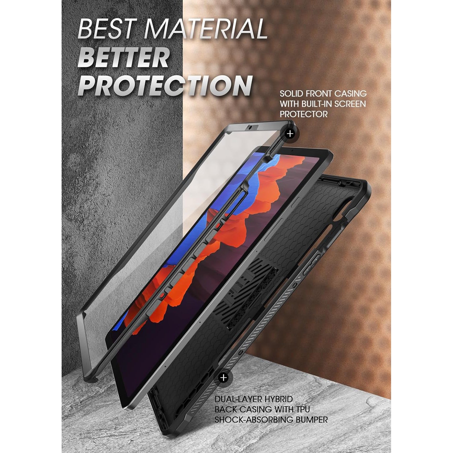 Samsung Galaxy Tab S9 (2023) Rugged Protective Case - Unicorn Beetle PRO Heavy Duty Shockproof Cover for Tablet - Perfect for Construction, Outdoor Adventures & Travel