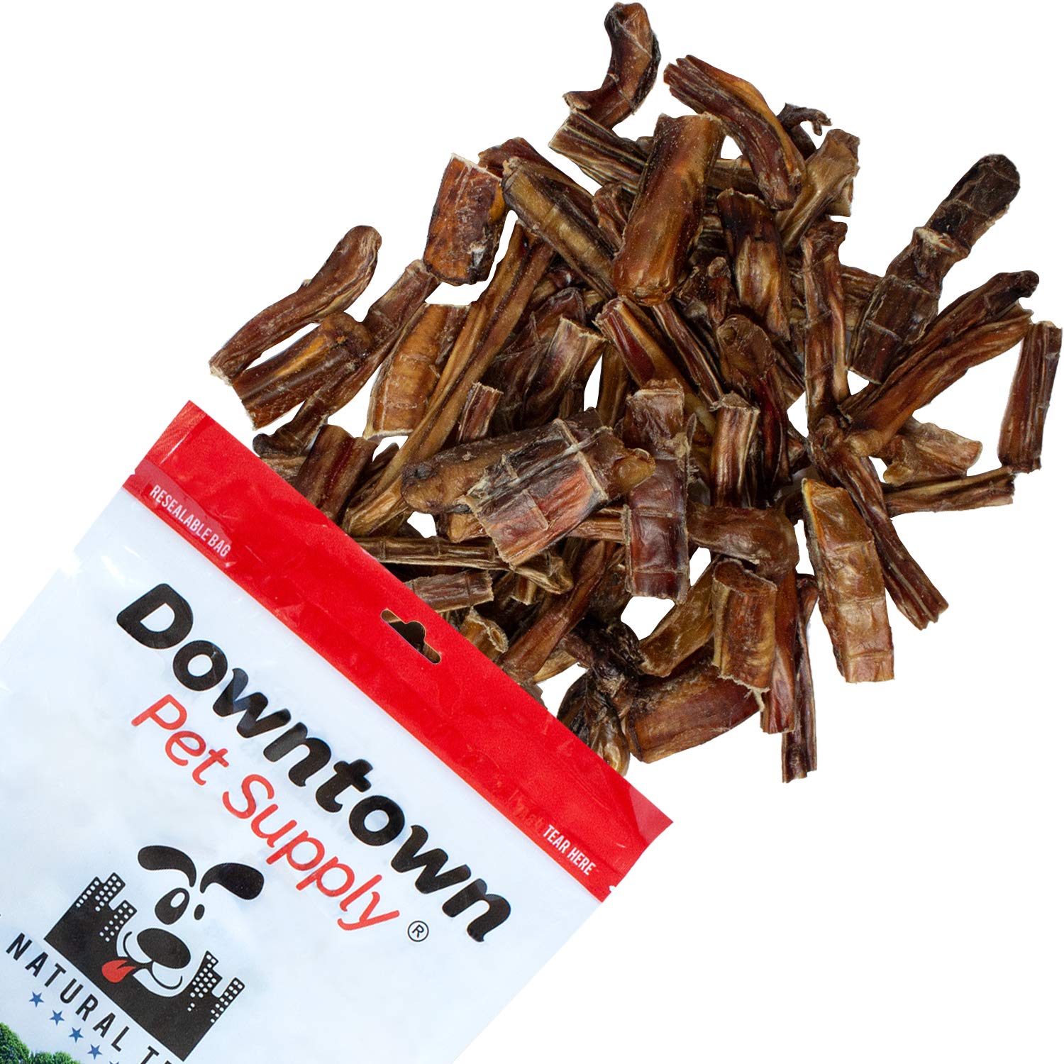 All-Natural Grass-Fed Beef Bully Sticks for Small Dogs & Puppies - Rawhide-Free, Long-Lasting Dog Chews (0.5 LB, 2-3