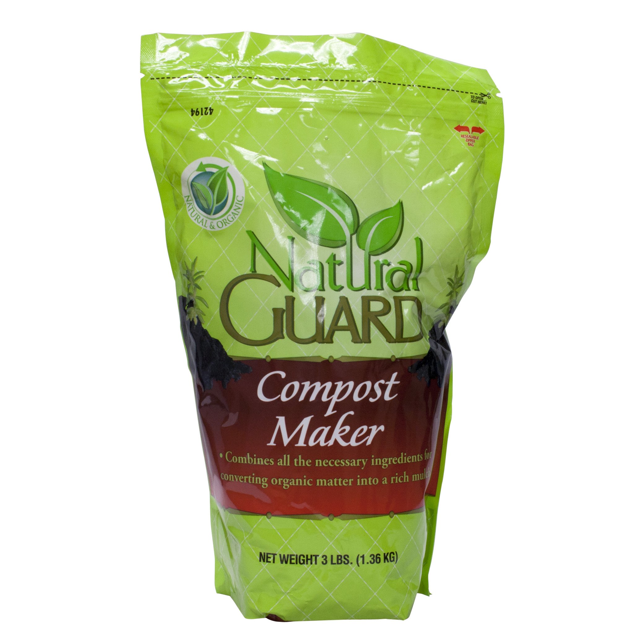 Natural Guard Compost Maker - Organic Compost Accelerator for Home Gardening, Lawn & Yard Waste Recycling | Perfect for Backyard Composting & Sustainable Gardening