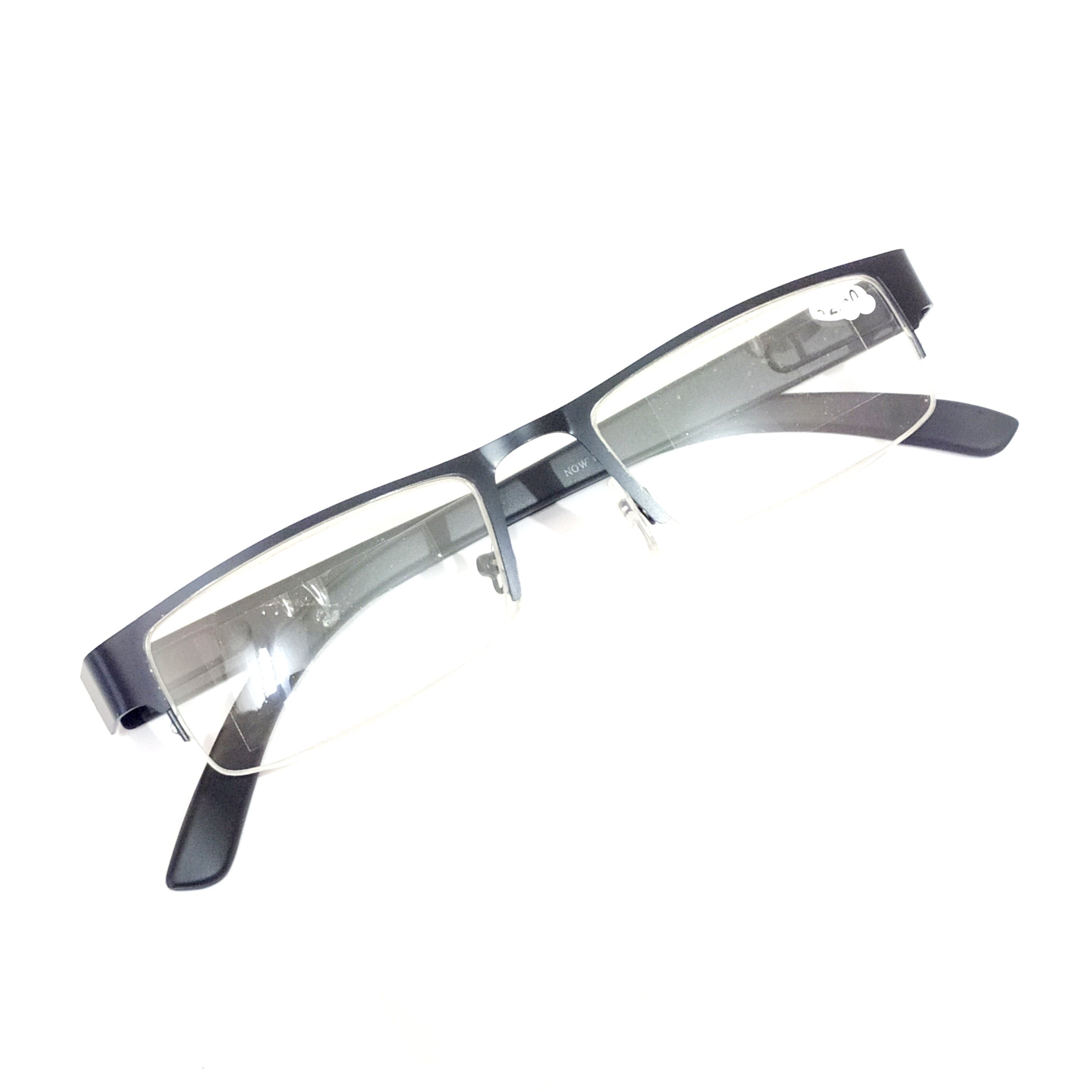 Premium Black Metal Supra Reading Glasses - Lightweight & Stylish for Men & Women - Perfect for Reading, Computer Work & Daily Use
