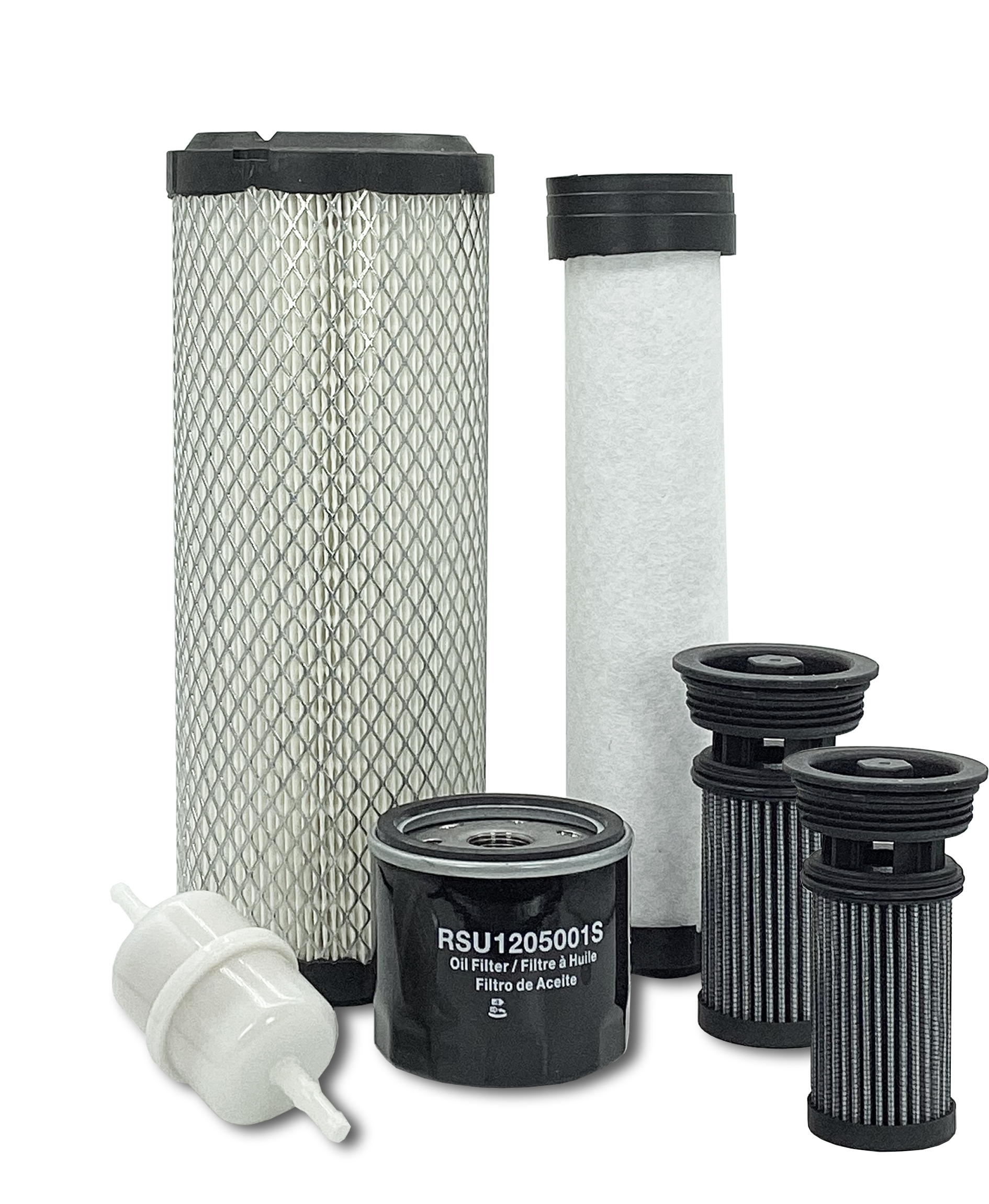 HERO® Maintenance Filter Kit for Kubota Z723KH Zero Turn Mower - Air Oil Fuel Filters Replacement - Perfect for Kubota Lawn Mower Tune-Ups & Regular Maintenance
